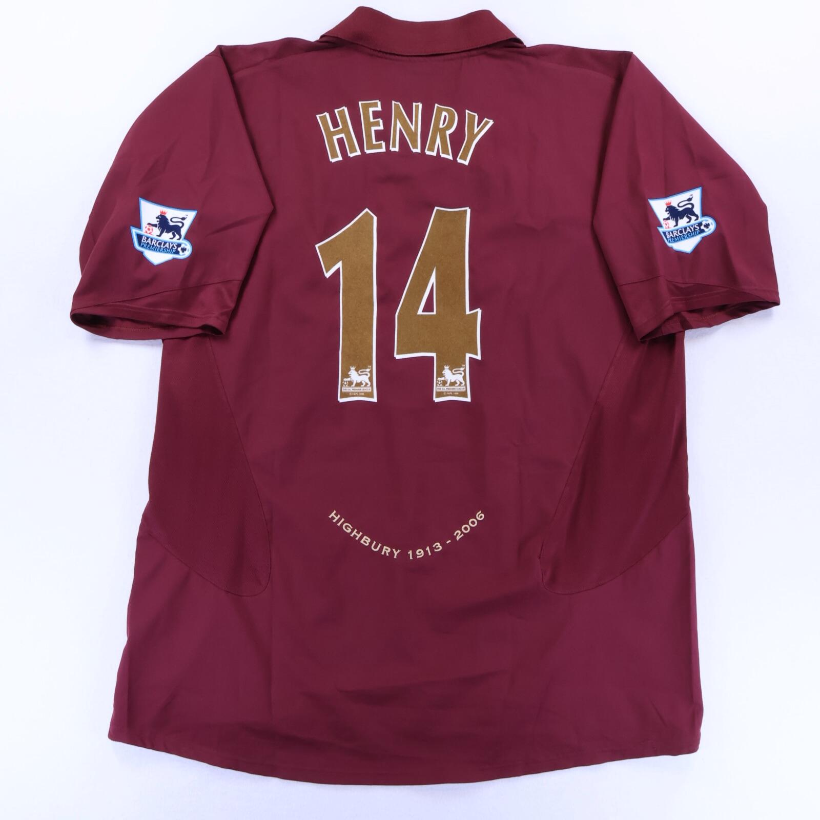 Arsenal Henry #14 2005/06 Home Shirt - XXL- FRONT