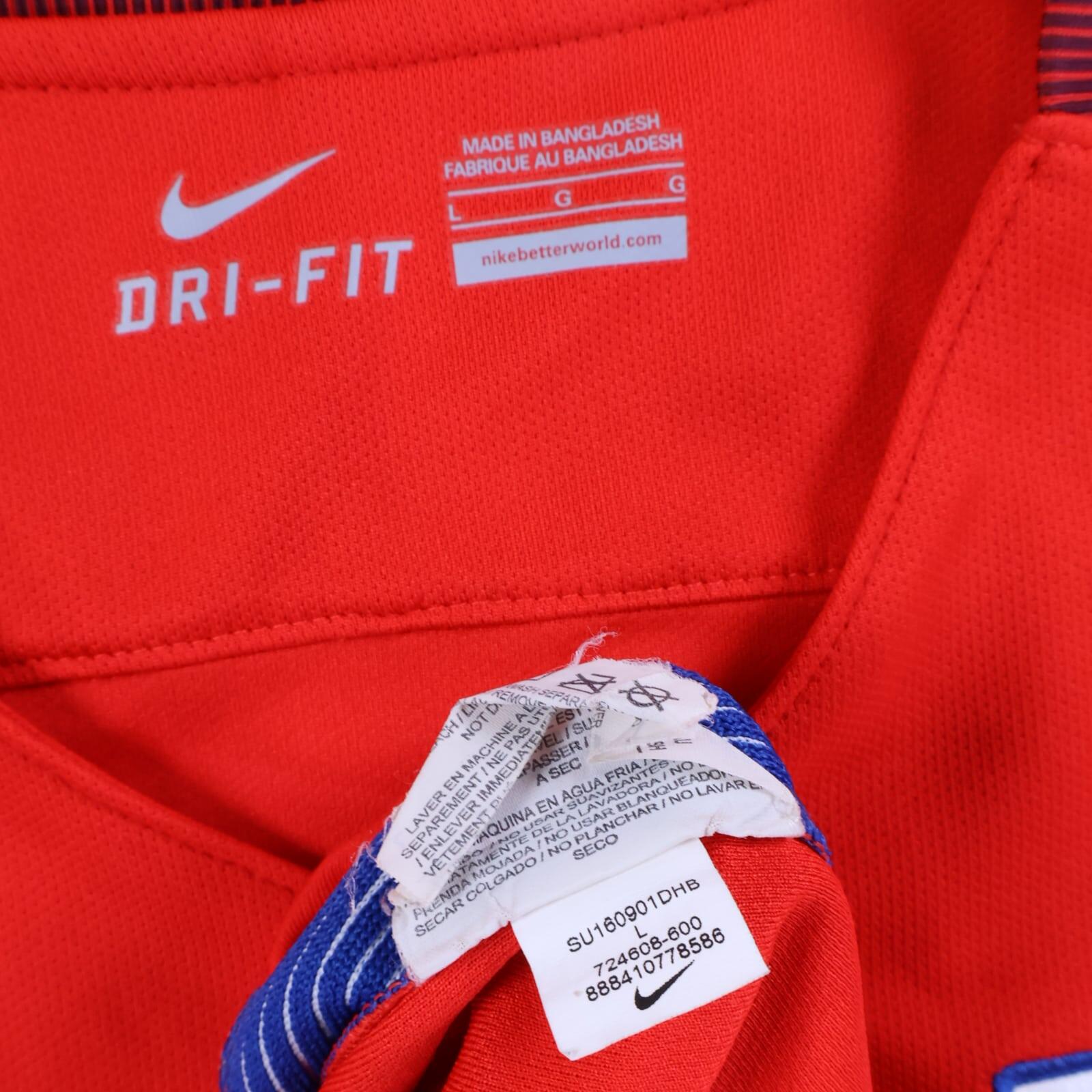 England 2016/17 Away Shirt - L- BACK