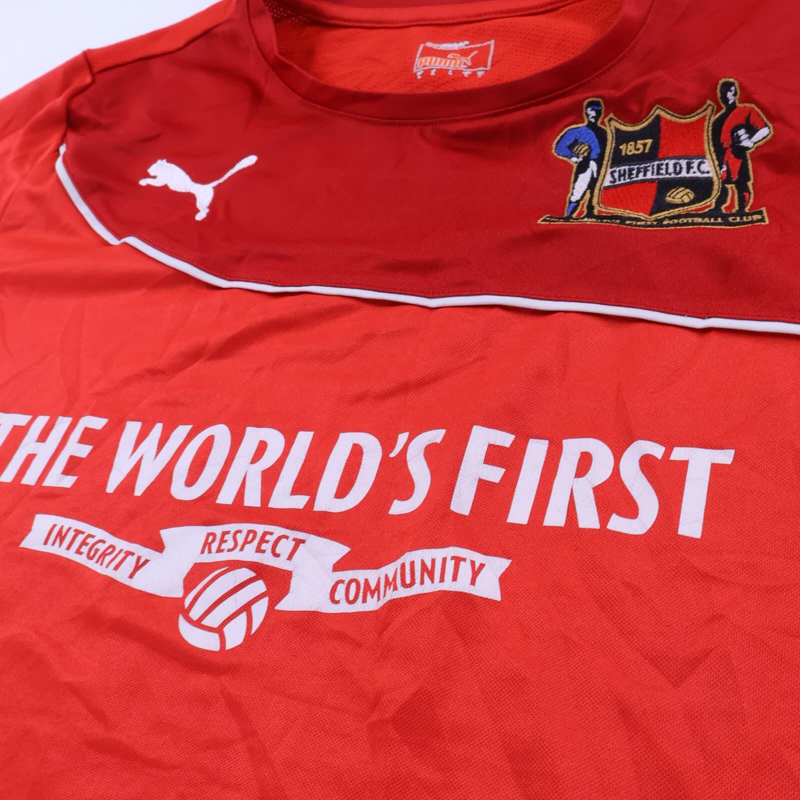 Sheffield Fc 2014/15 Home Shirt - L- BACK