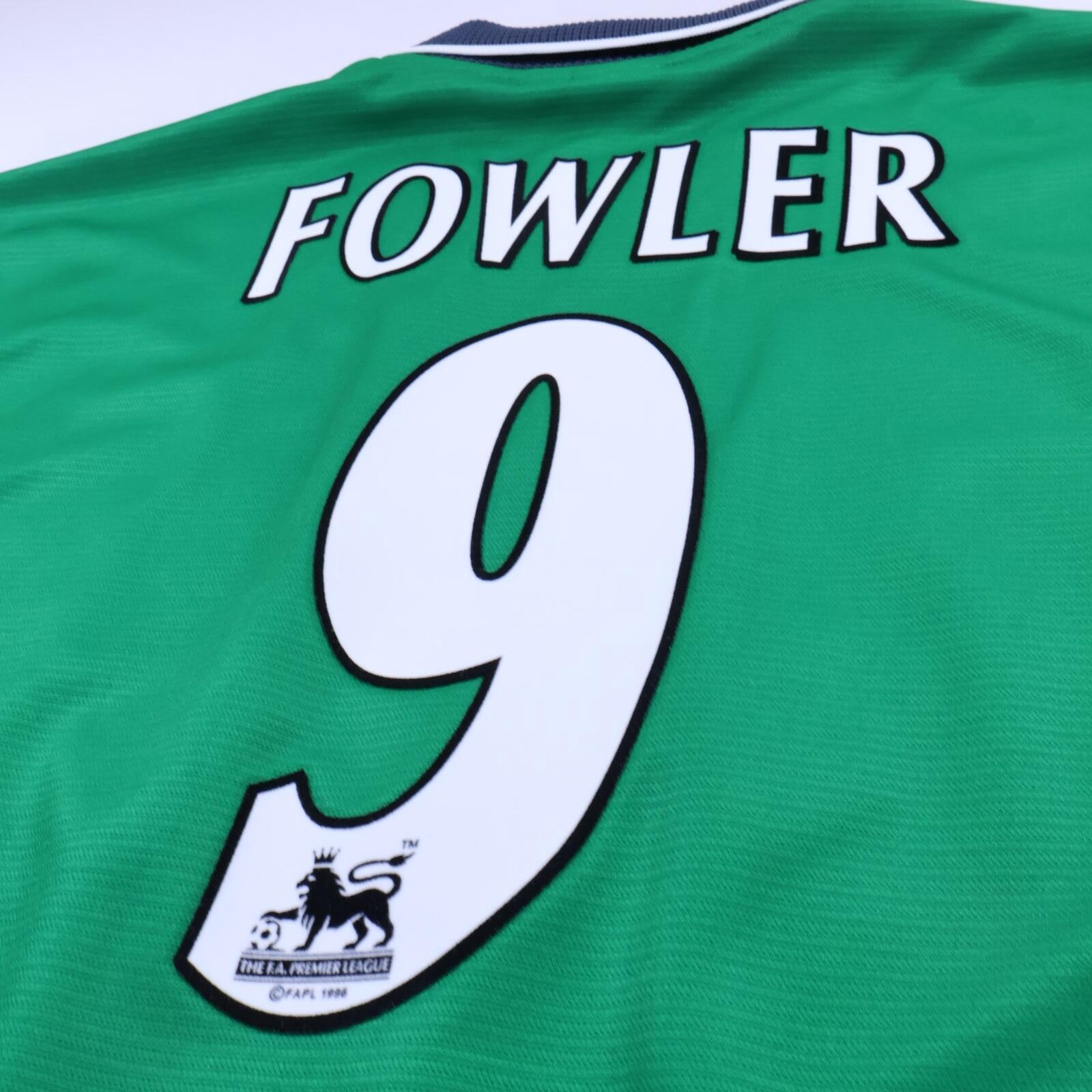Liverpool F.C Fowler #9 1999/00 Away Shirt - L