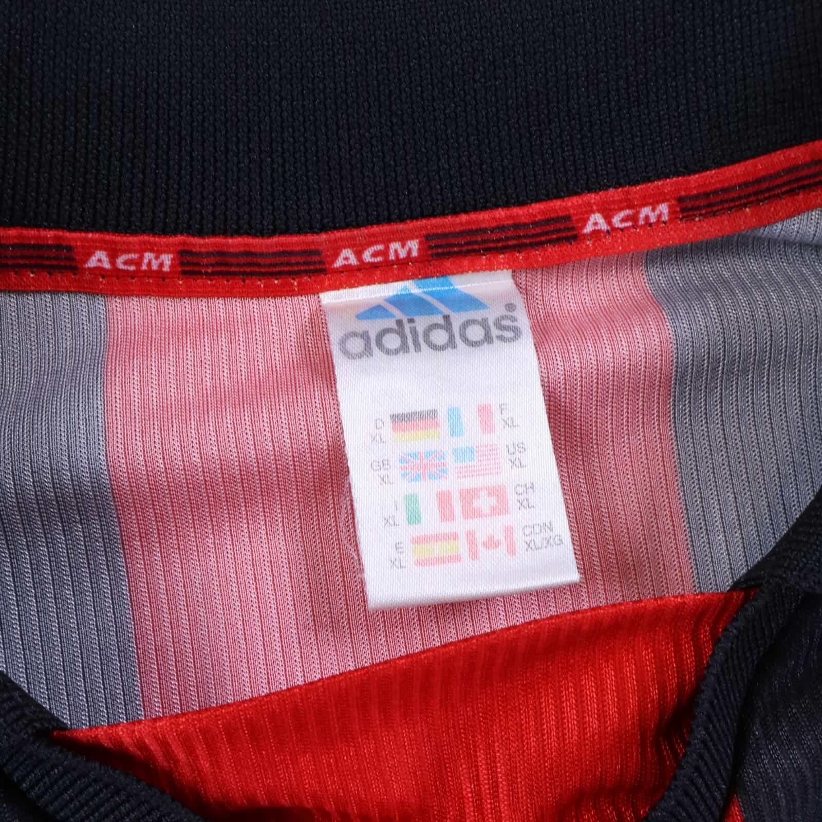Ac Milan Weah #9 1998/99 Home Shirt - XL