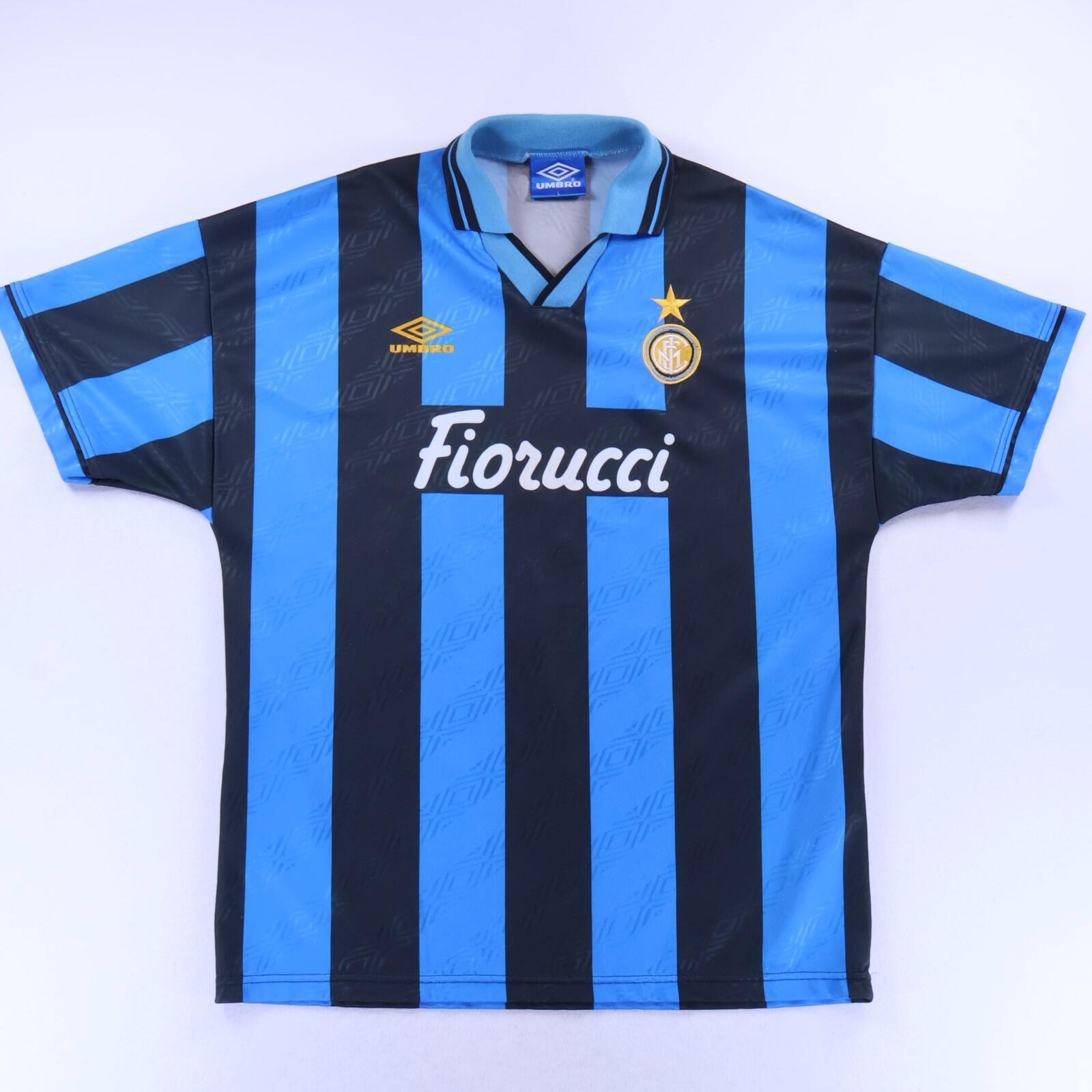 Inter Milan 1992/93 Home Shirt - L- FRONT