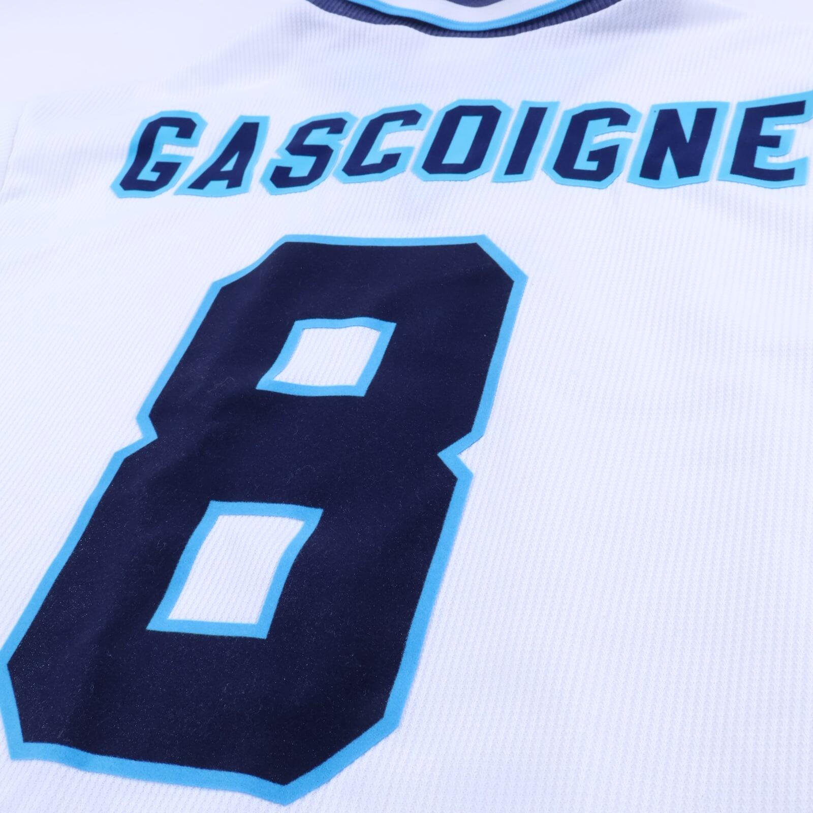 England Gascoigne #8 1995/97 Home Shirt - XL- TAGS