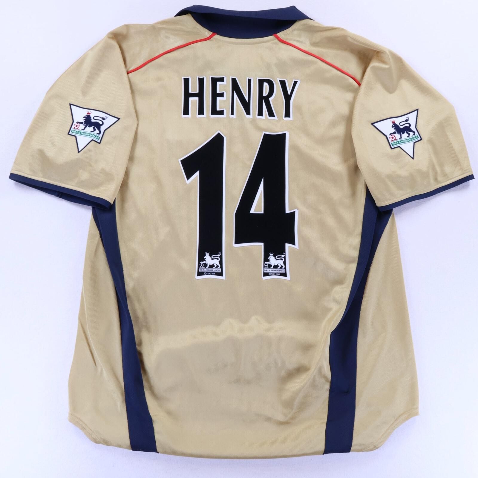 Arsenal Henry #14 2001/02 Away Shirt - L- FRONT