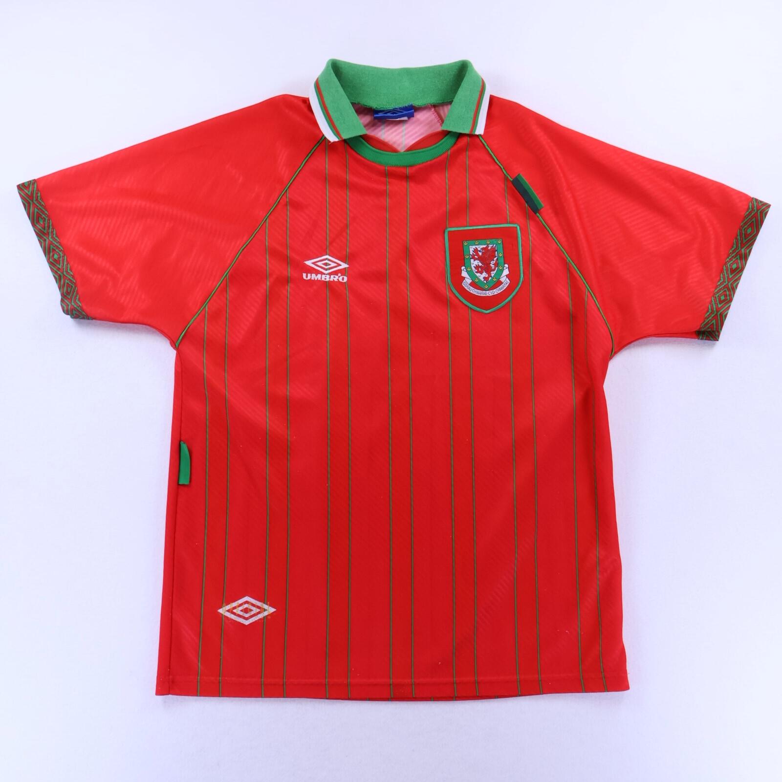 Wales 1994/96 Home Shirt - L- FRONT