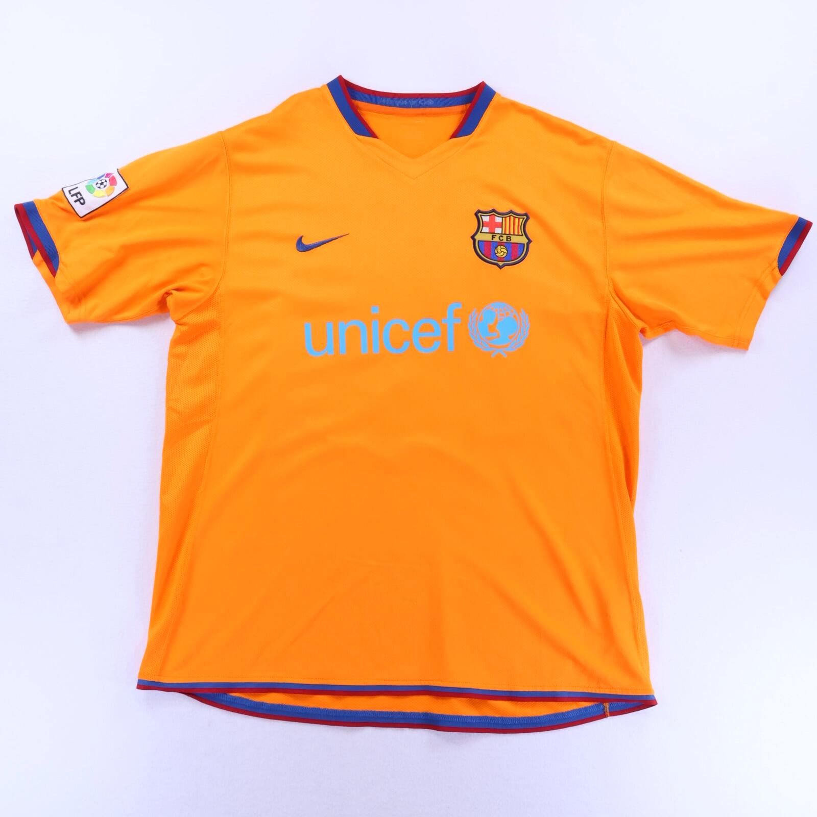 Barcelona Ronaldinho #10 2006/08 Away Shirt - L- BACK