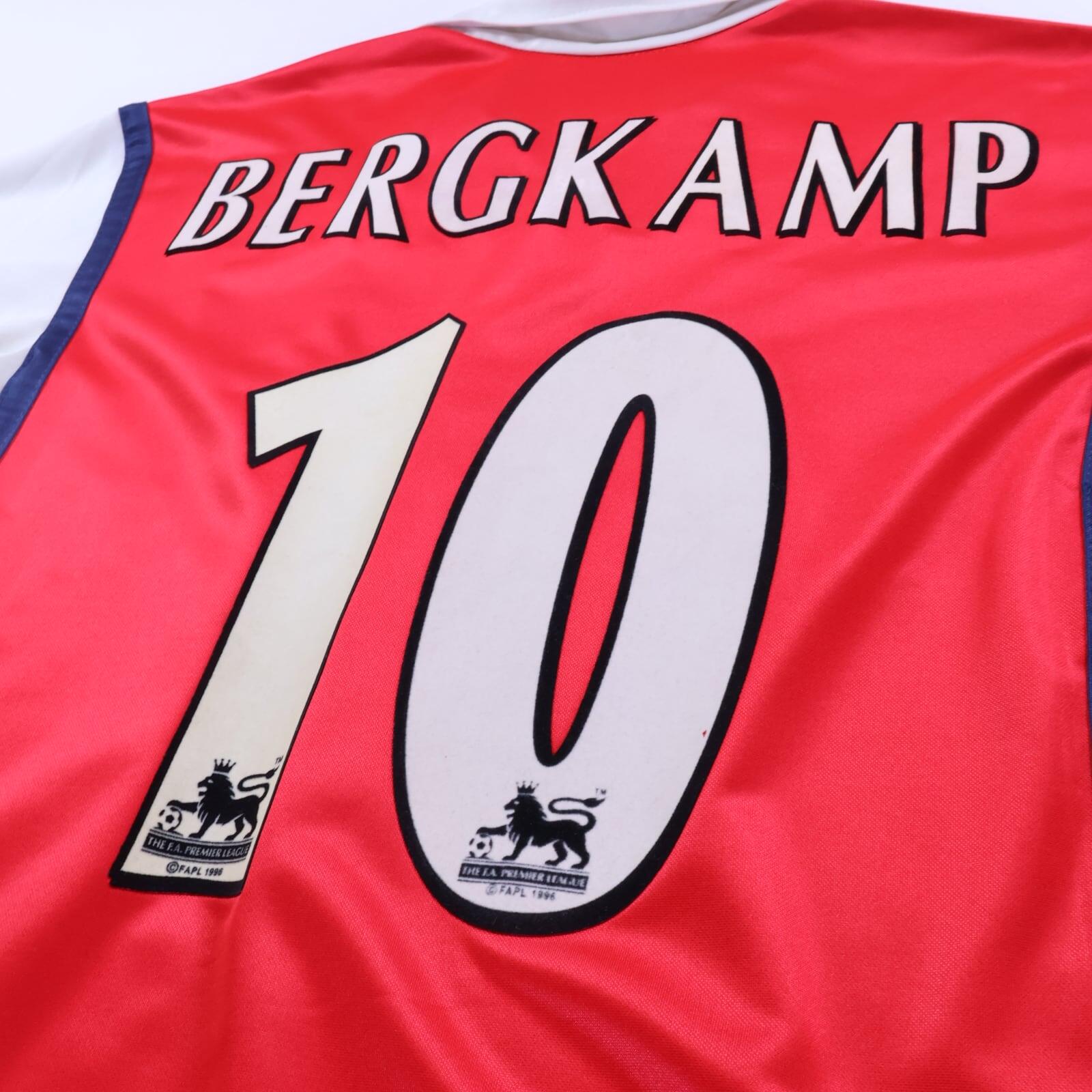 Arsenal Bergkamp #10 1999/00 Home Shirt - S- TAGS