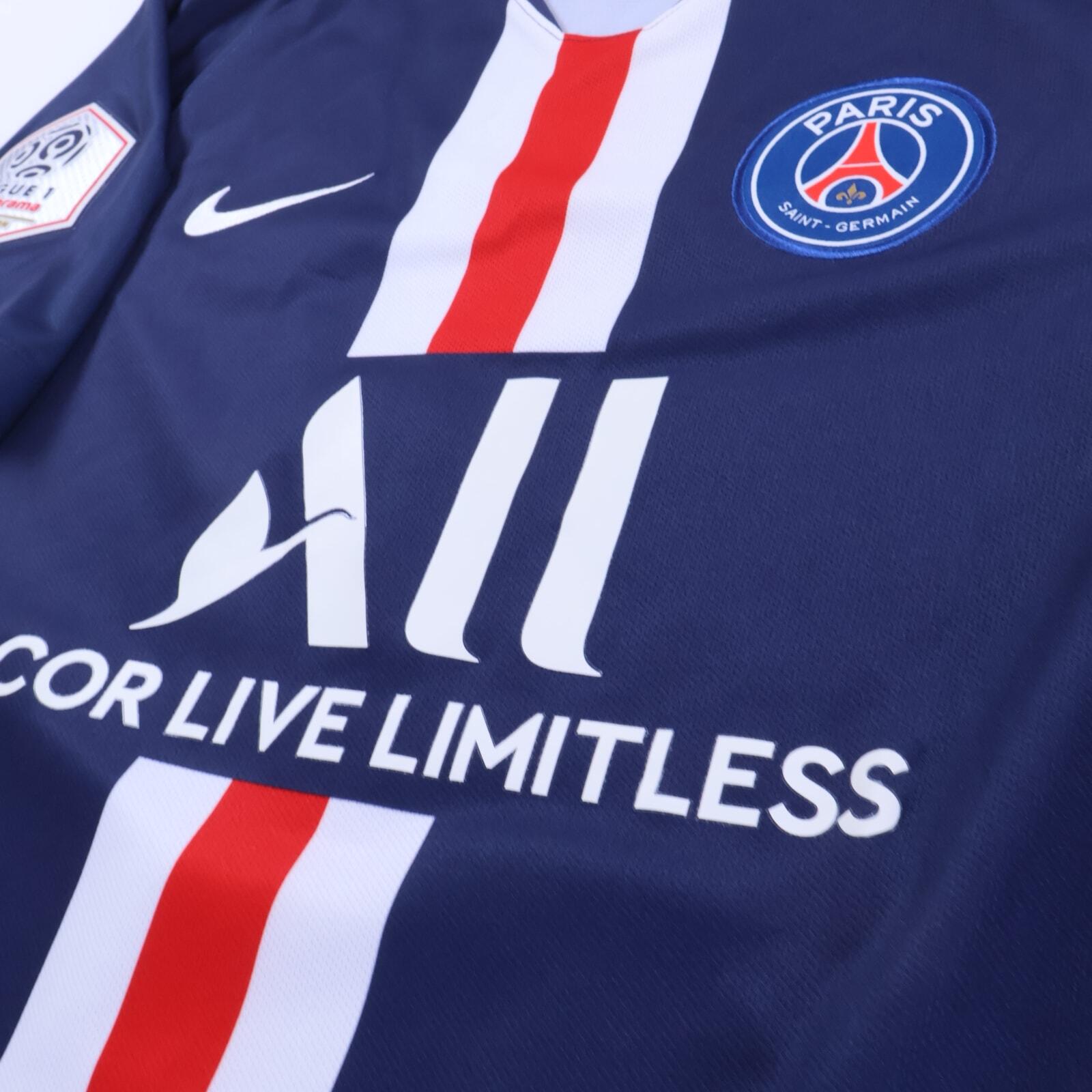 Paris Saint-Germain F.C Mbappé #7 2019/20 Home Shirt - M