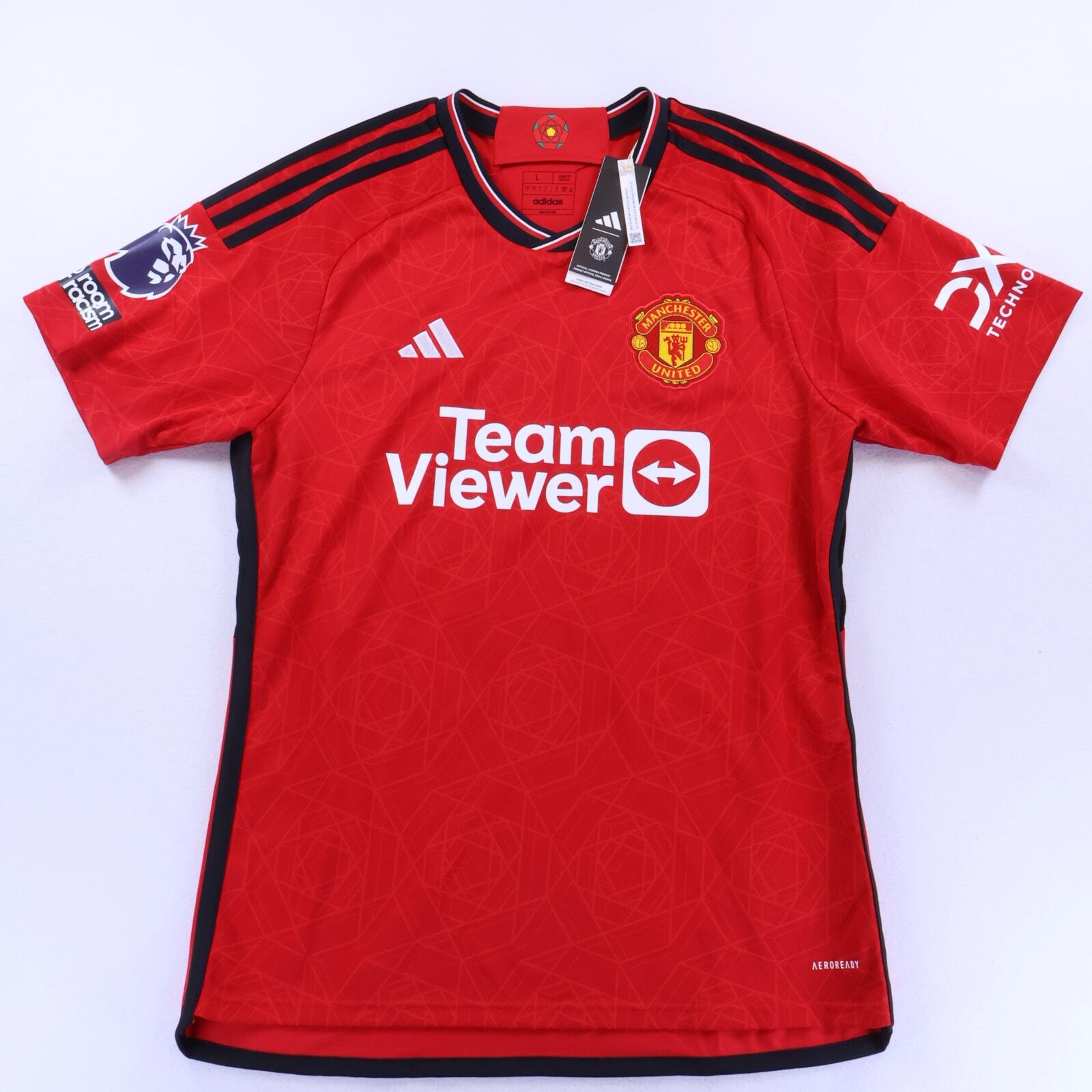 Manchester United Rashford #10 2023/24 Home Shirt - L- BACK