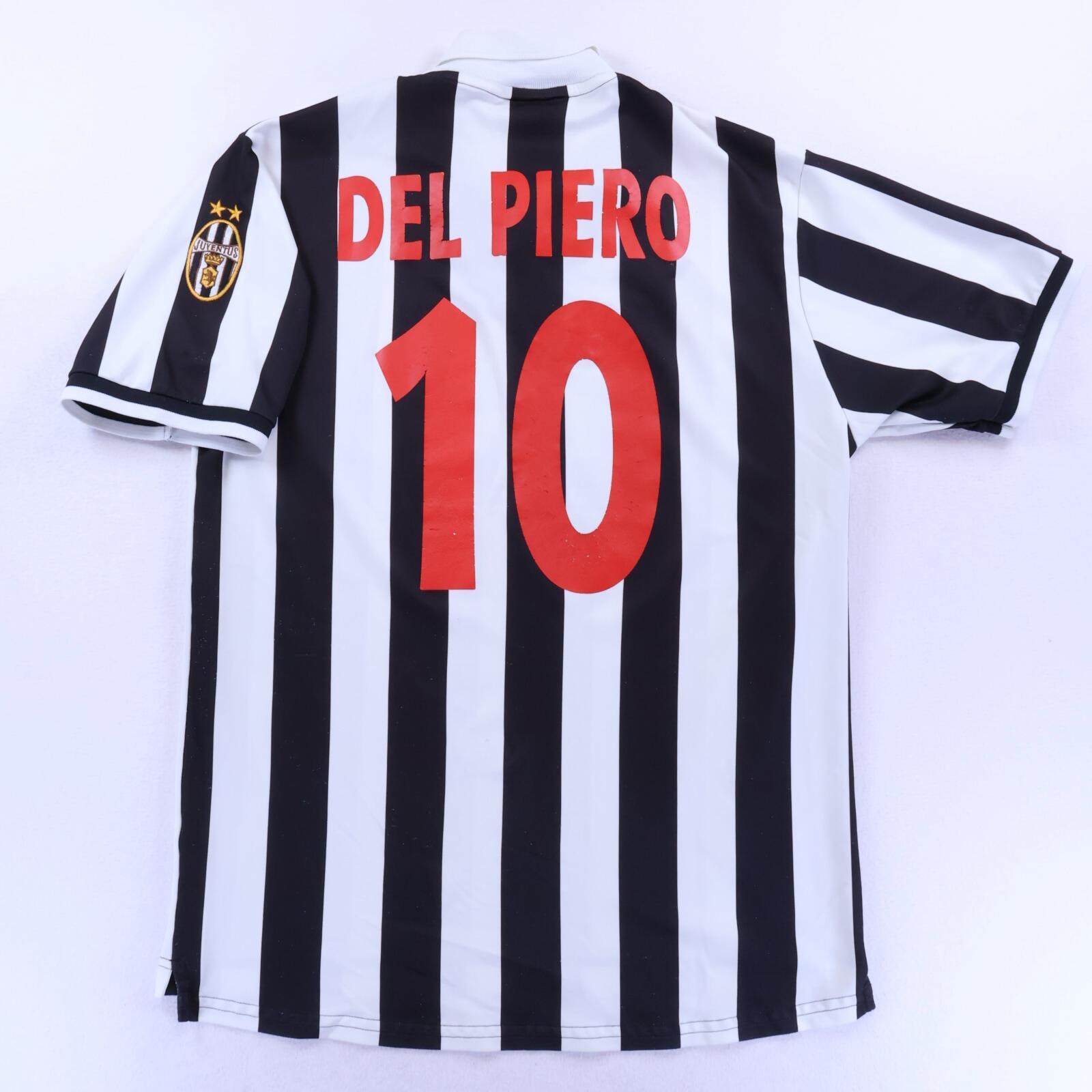 Juventus Del Piero #10 1998/99 Home Shirt - L- FRONT