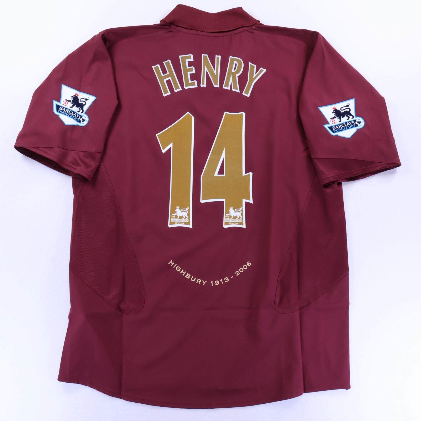 Arsenal Henry #14 2005/06 Home Shirt - XL- FRONT