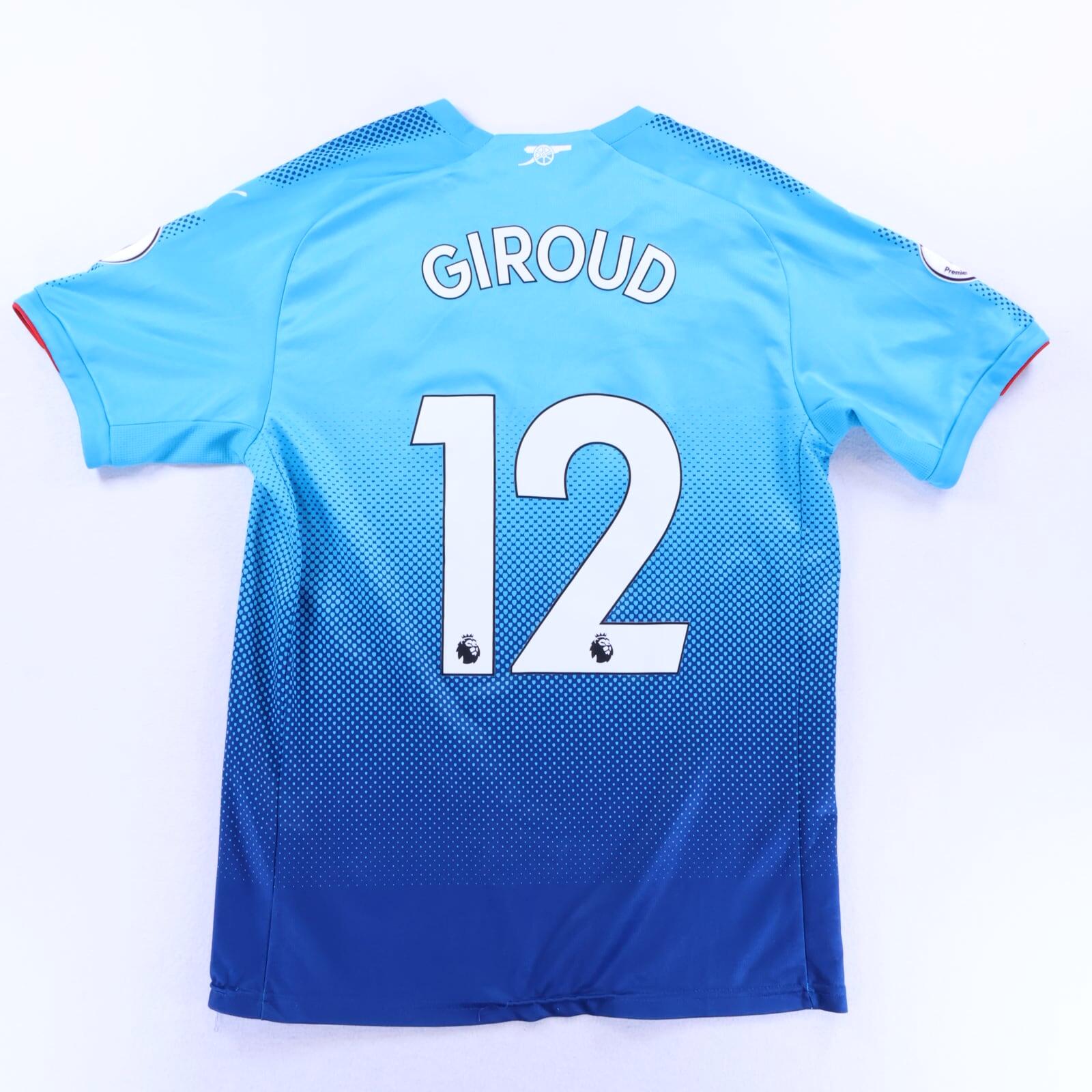 Arsenal Giroud #12 2017/18 Away Shirt - M- FRONT
