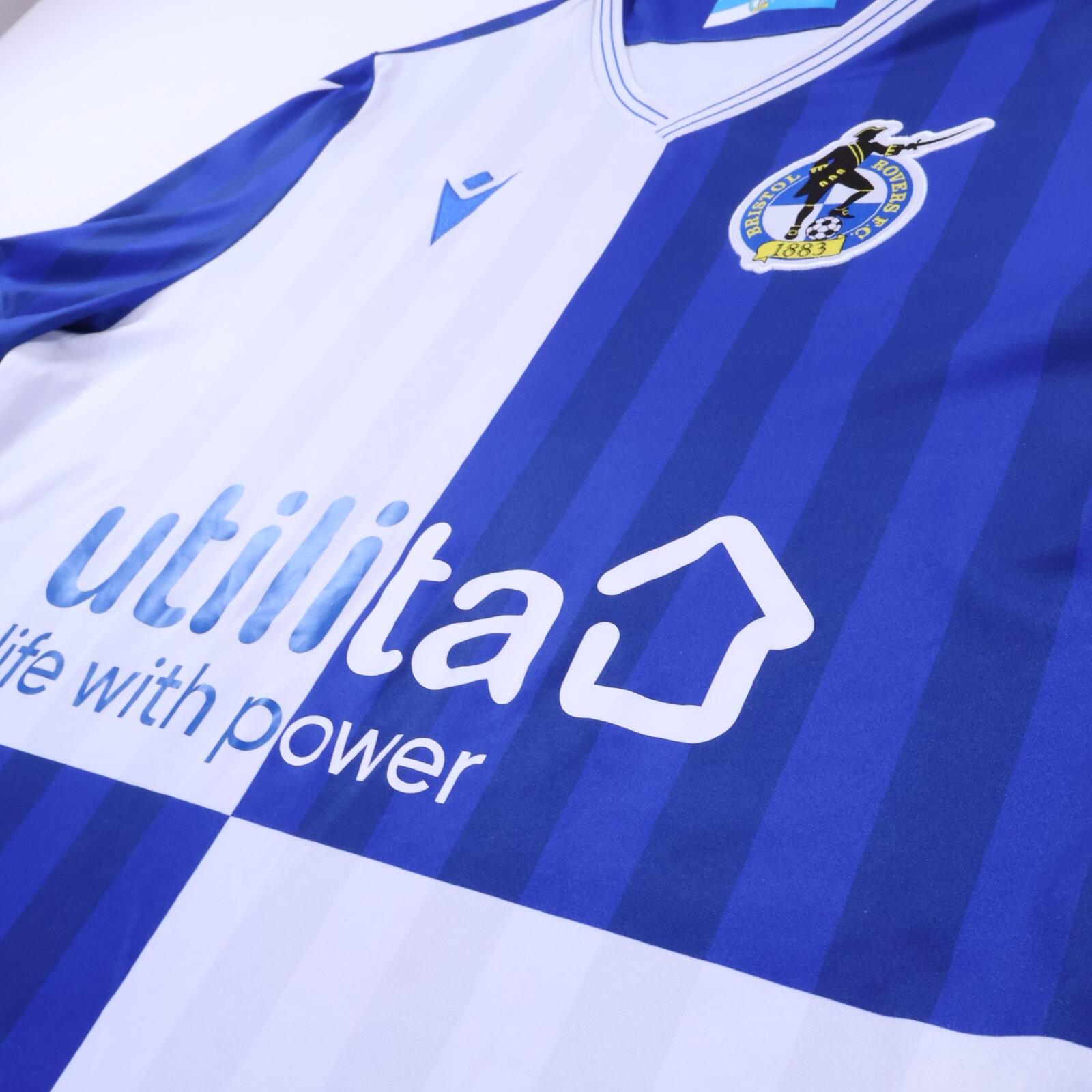 Bristol Rovers 2019/20 Home Shirt - M- BACK