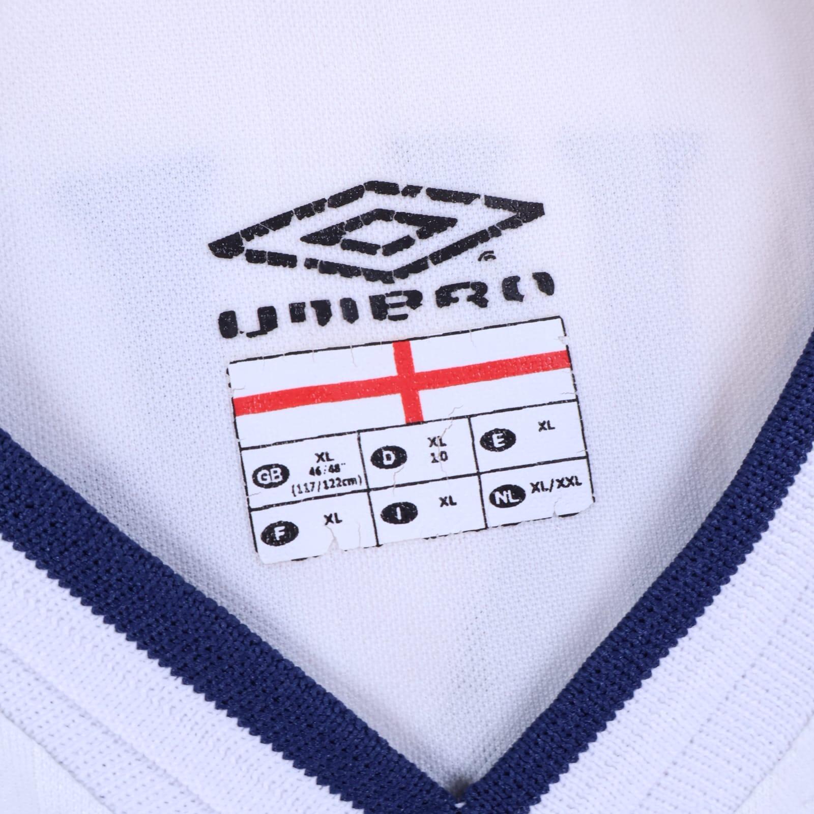 England Beckham #7 2001/03 Home Shirt - XL- TAGS