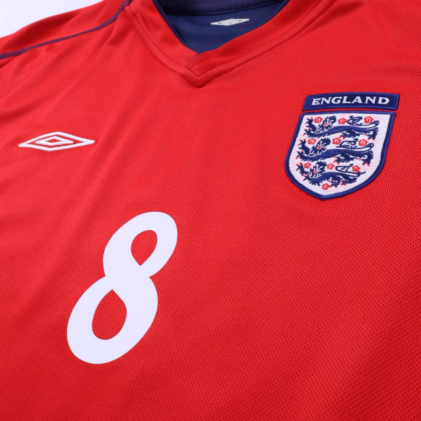 England Scholes #8 2002/04 Away Shirt - XL