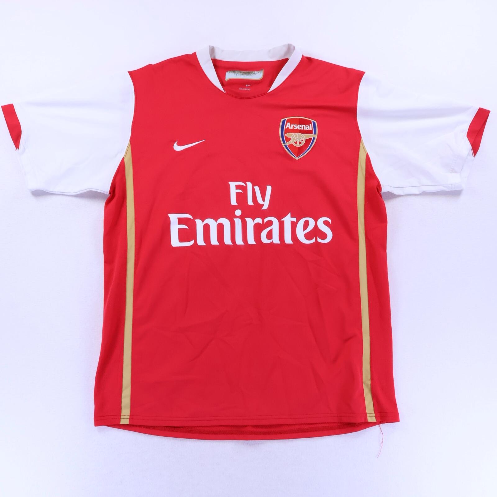 Arsenal Henry #14 2006/08 Home Shirt - M- BACK