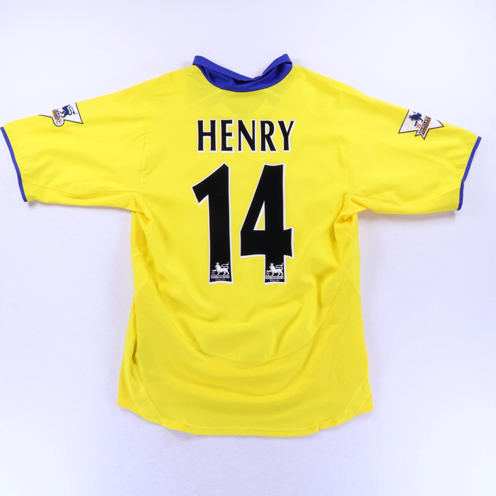 Arsenal Henry #14 2003/05 Away Shirt - M- FRONT