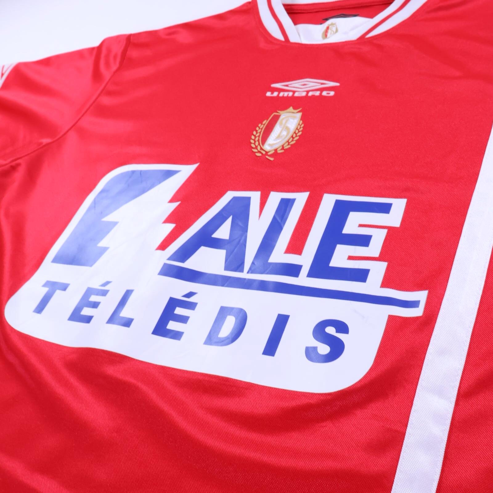 Standard Liege 2000/01 Home Shirt - L- BACK