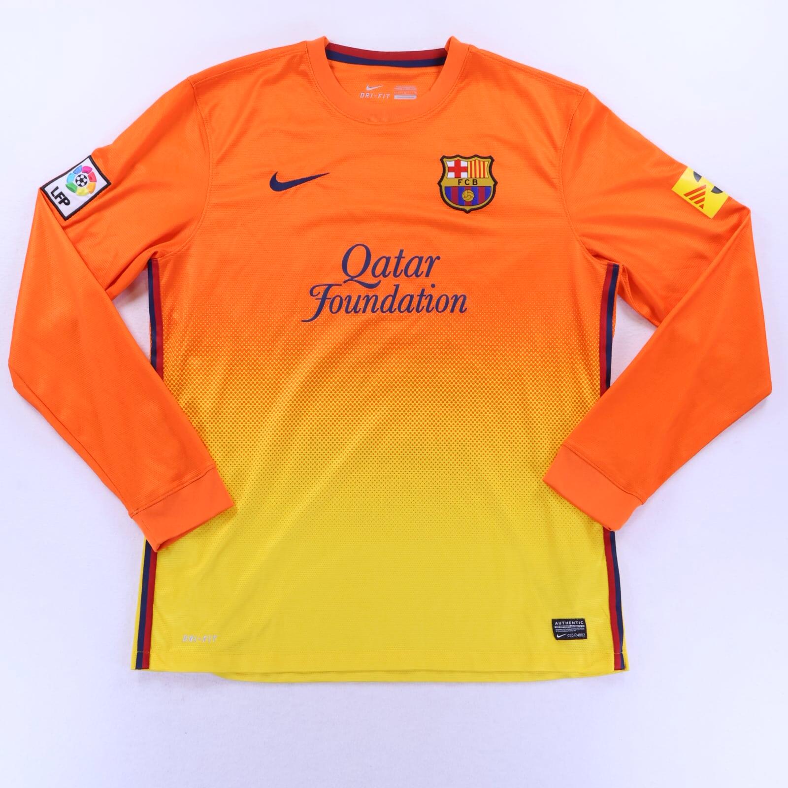 Barcelona Jordi Alba #18 2012/13 Away Shirt - Long Sleeve - L- BACK
