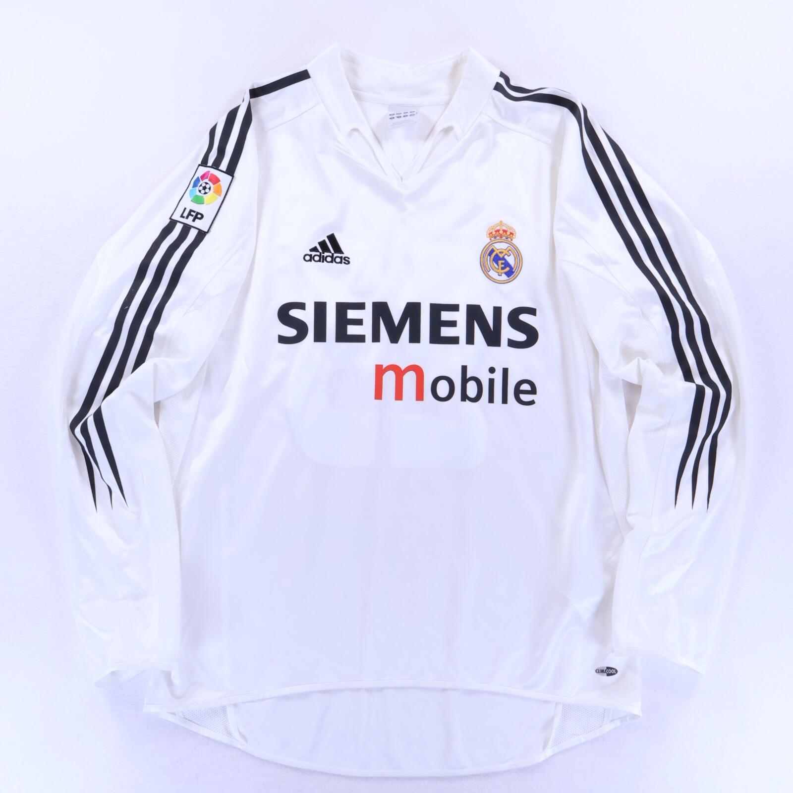 Real Madrid Beckham #23 2004/05 Home Shirt - M- BACK