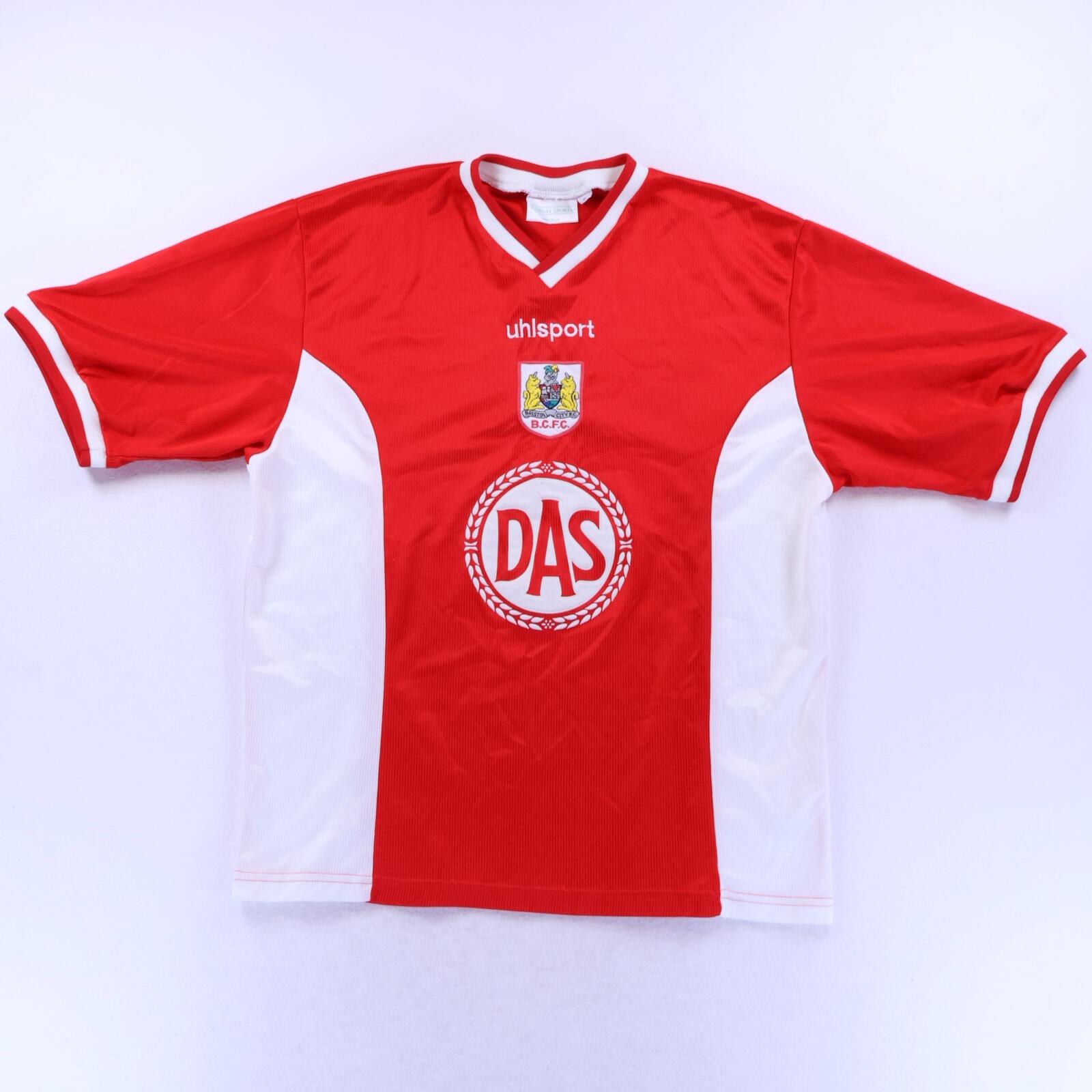 Bristol City F.C 1999/00 Home Shirt - M- FRONT