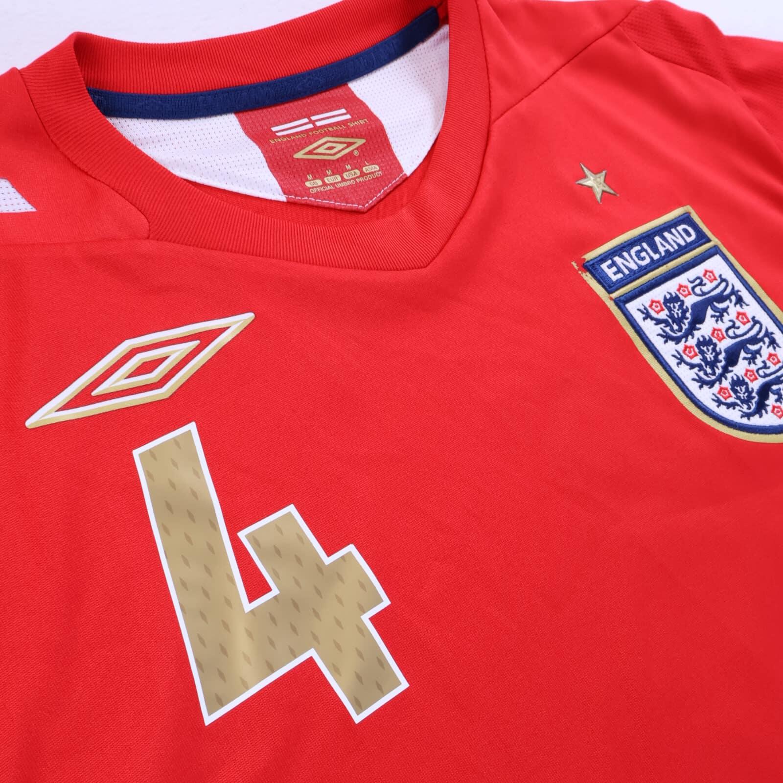 England Gerrard #4 2006/08 Away Shirt - M