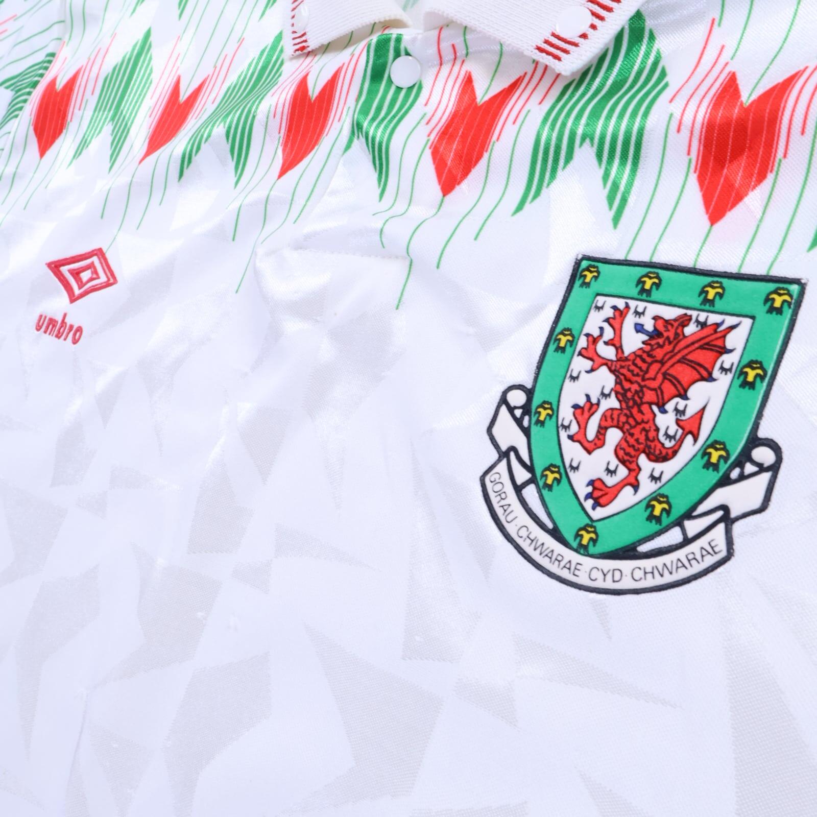 Wales 1990/92 Away Shirt - XL- BACK