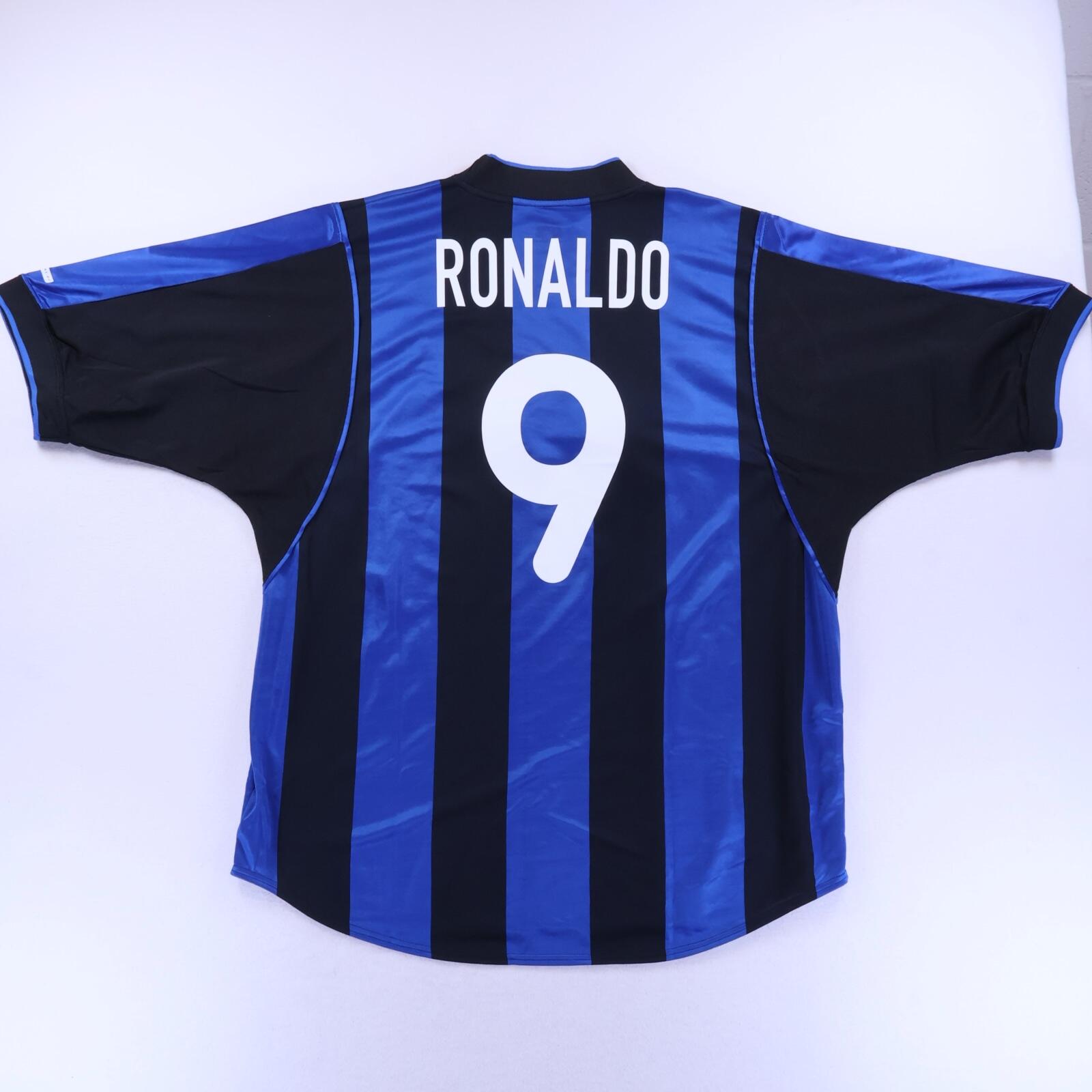 Inter Milan Ronaldo #9 2000/01 Home Shirt - XL- FRONT
