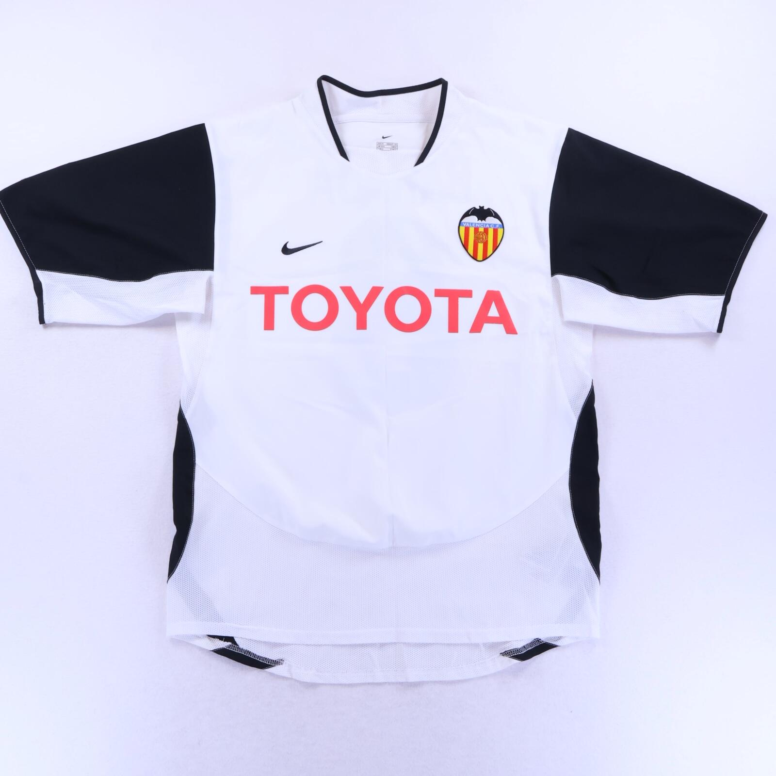 Valencia Cf Baraja #8 2003/04 Home Shirt - M- BACK