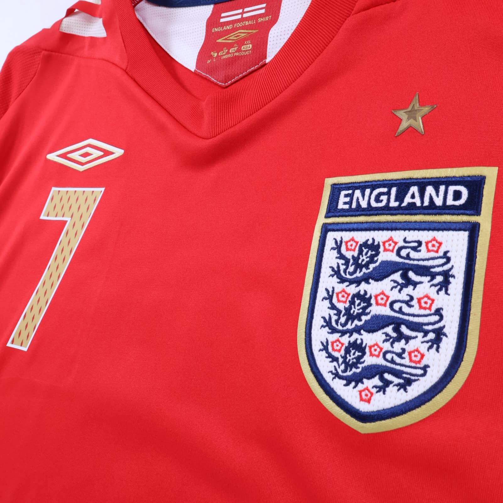 England Beckham #7 2006/08 Away Shirt - XL