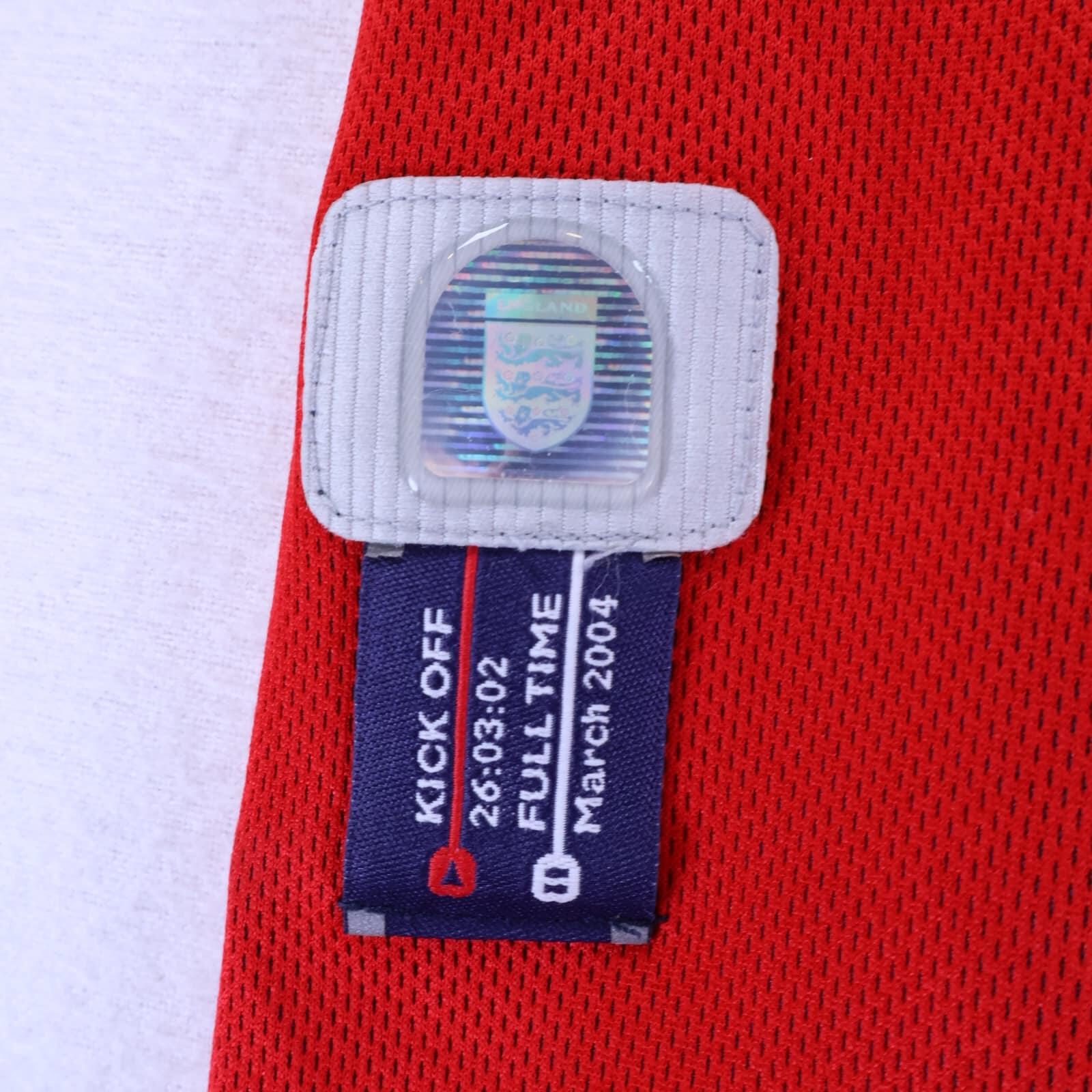 England Scholes #8 2002/04 Away Shirt - Reversible - XL