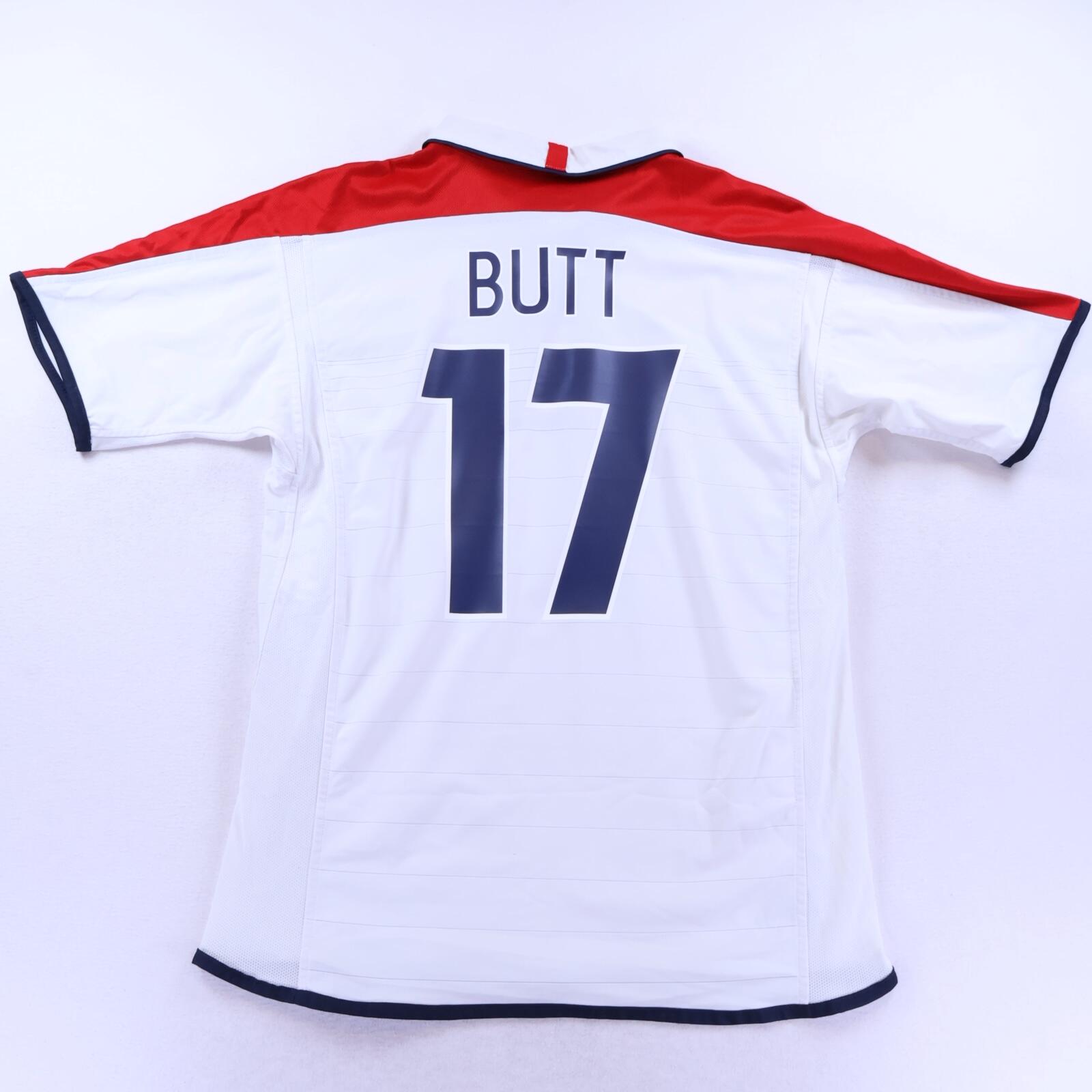 England Butt #17 2003/05 Home Shirt - Reversible - L- FRONT