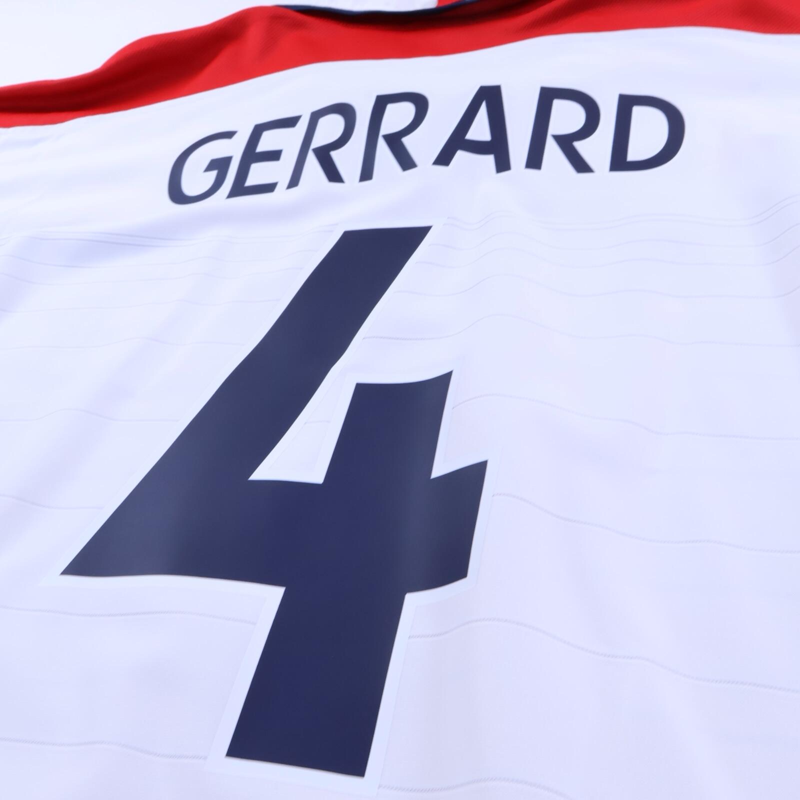England Gerrard #4 2003/05 Home Shirt - Reversible - 2XL