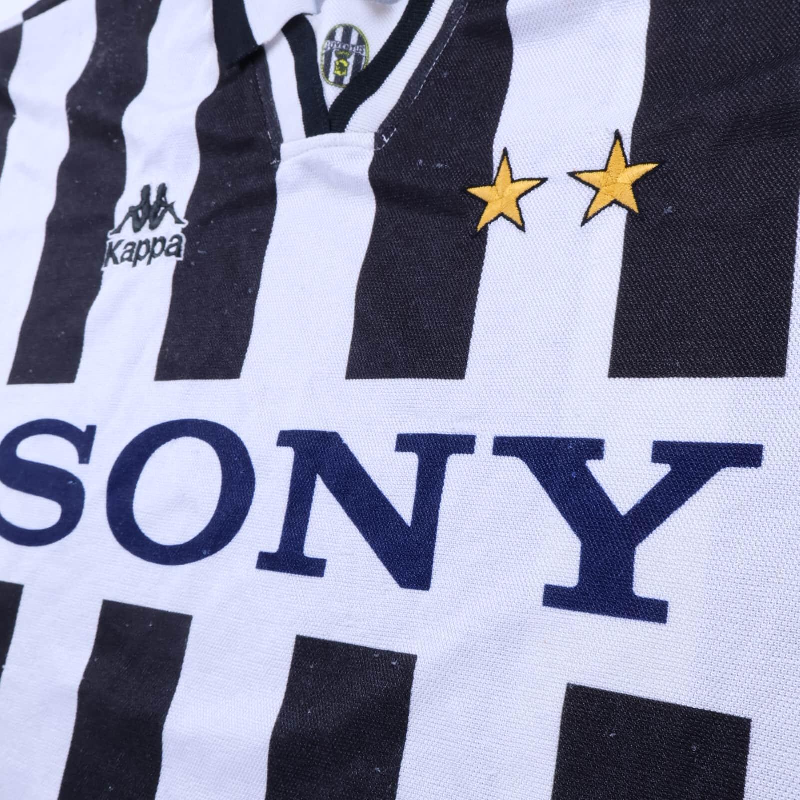 Juventus 1995/97 Home Shirt - Long Sleeve - XL