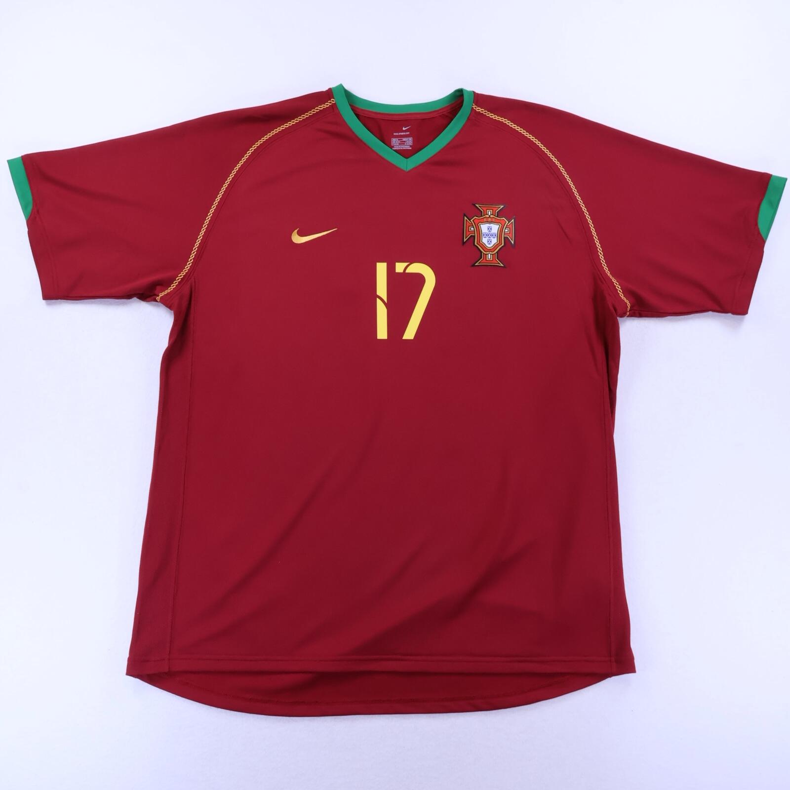 Portugal Ronaldo #17 2006/08 Home Shirt - XL