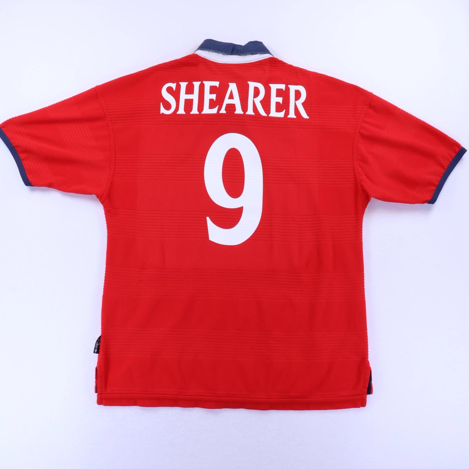 England Shearer #9 1999/01 Away Shirt - XL