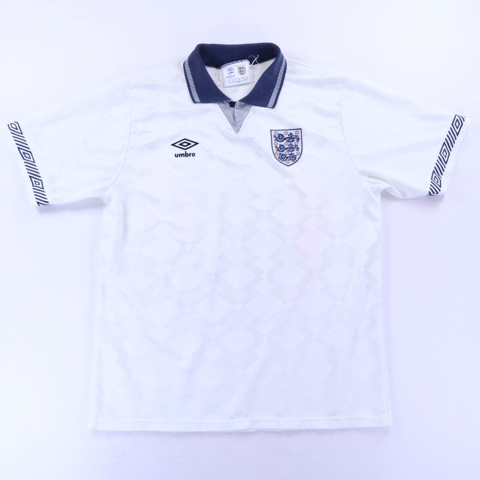England 1990/92 Home Shirt - L