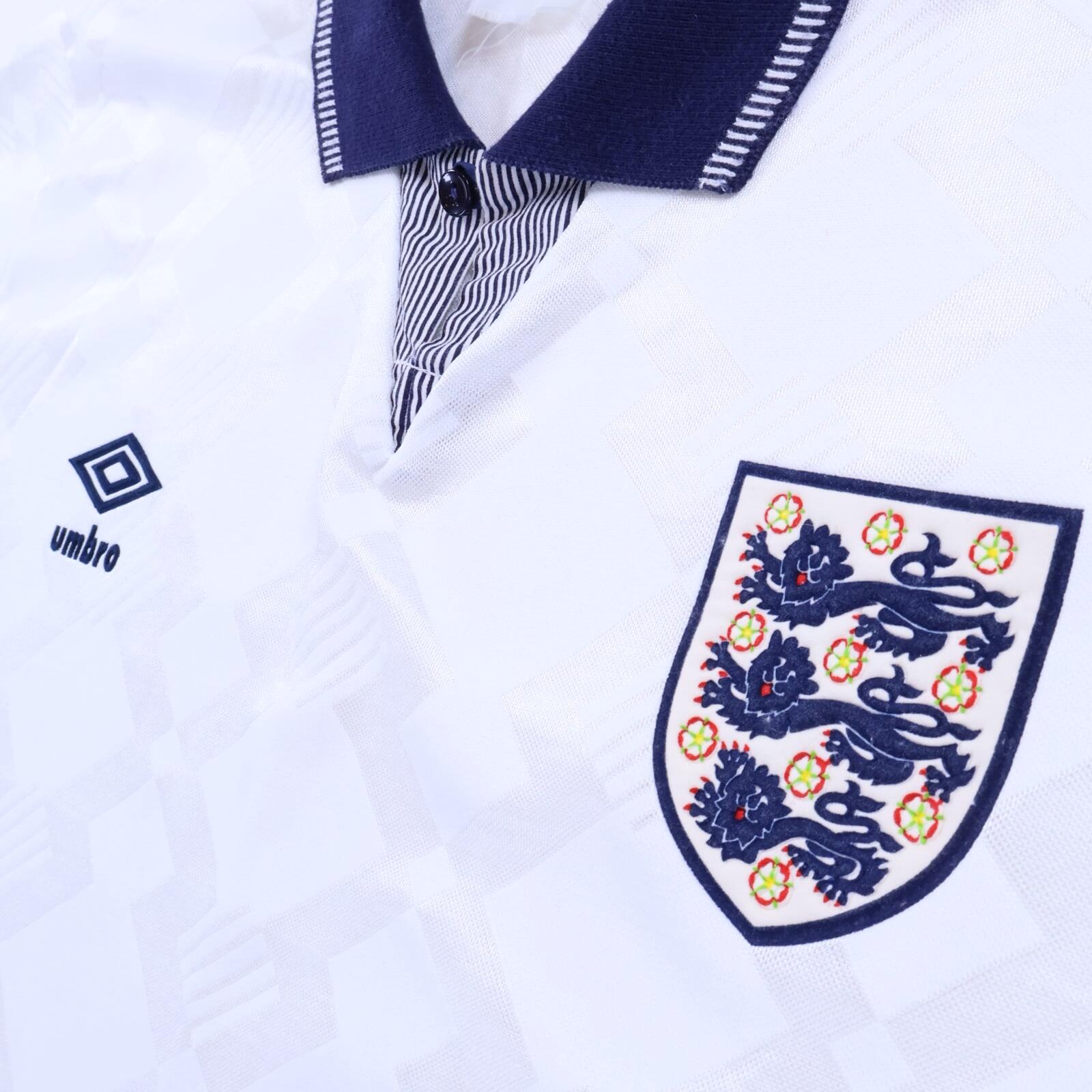 England 1990/92 Home Shirt - XL