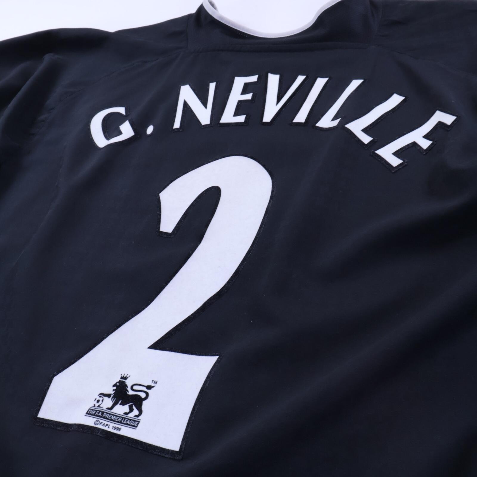Manchester United G.Neville #2 2003/05 Away Shirt - Long Sleeve - L