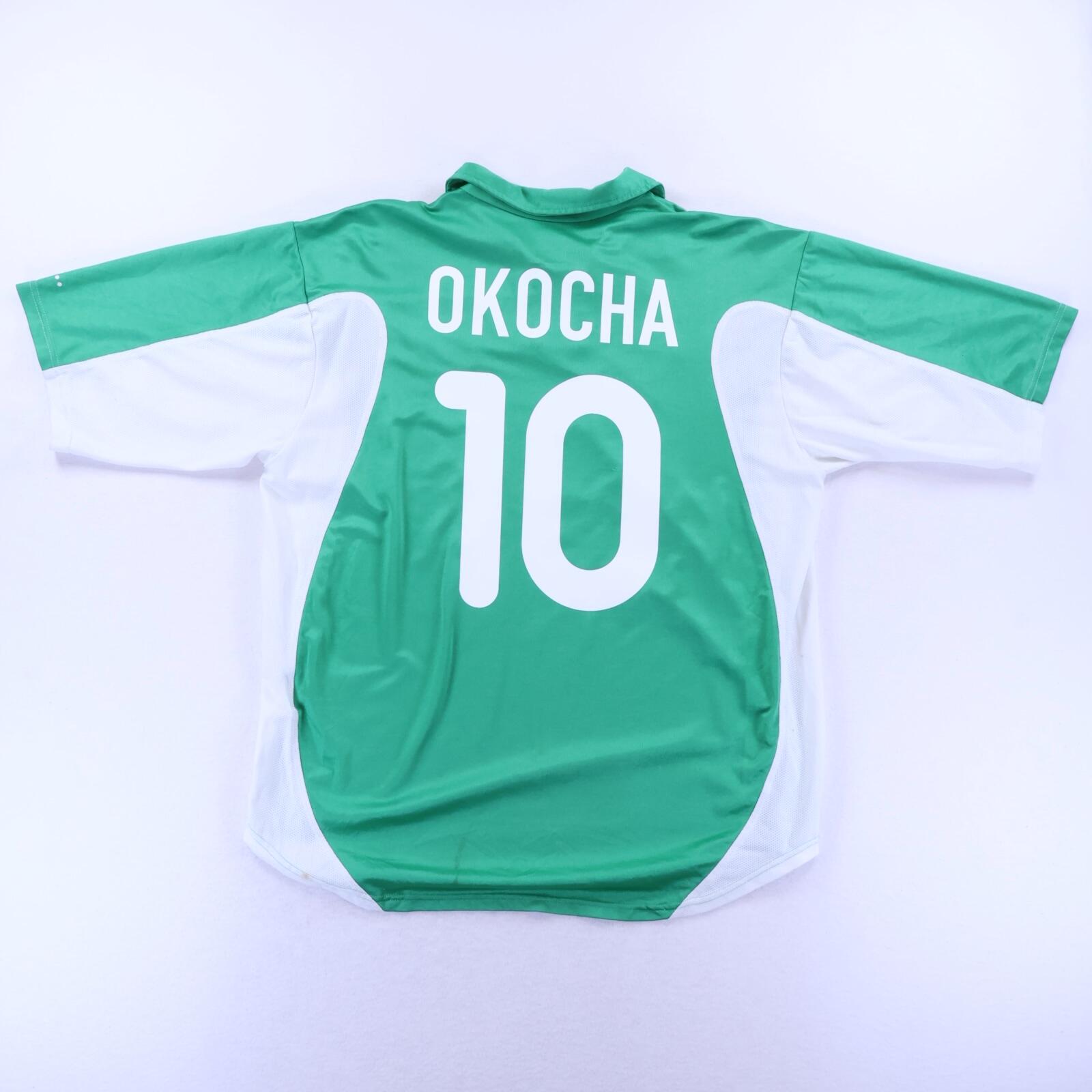 Nigeria Okocha #10 2000/01 Home Shirt - L