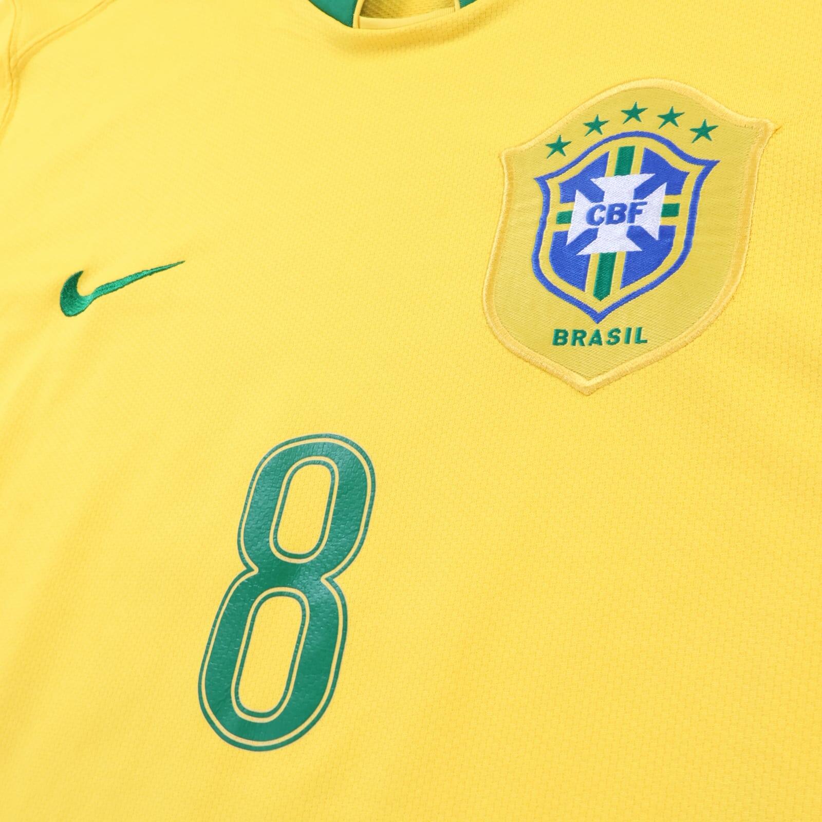 Brazil Kaka #8 2006/08 Home Shirt - L