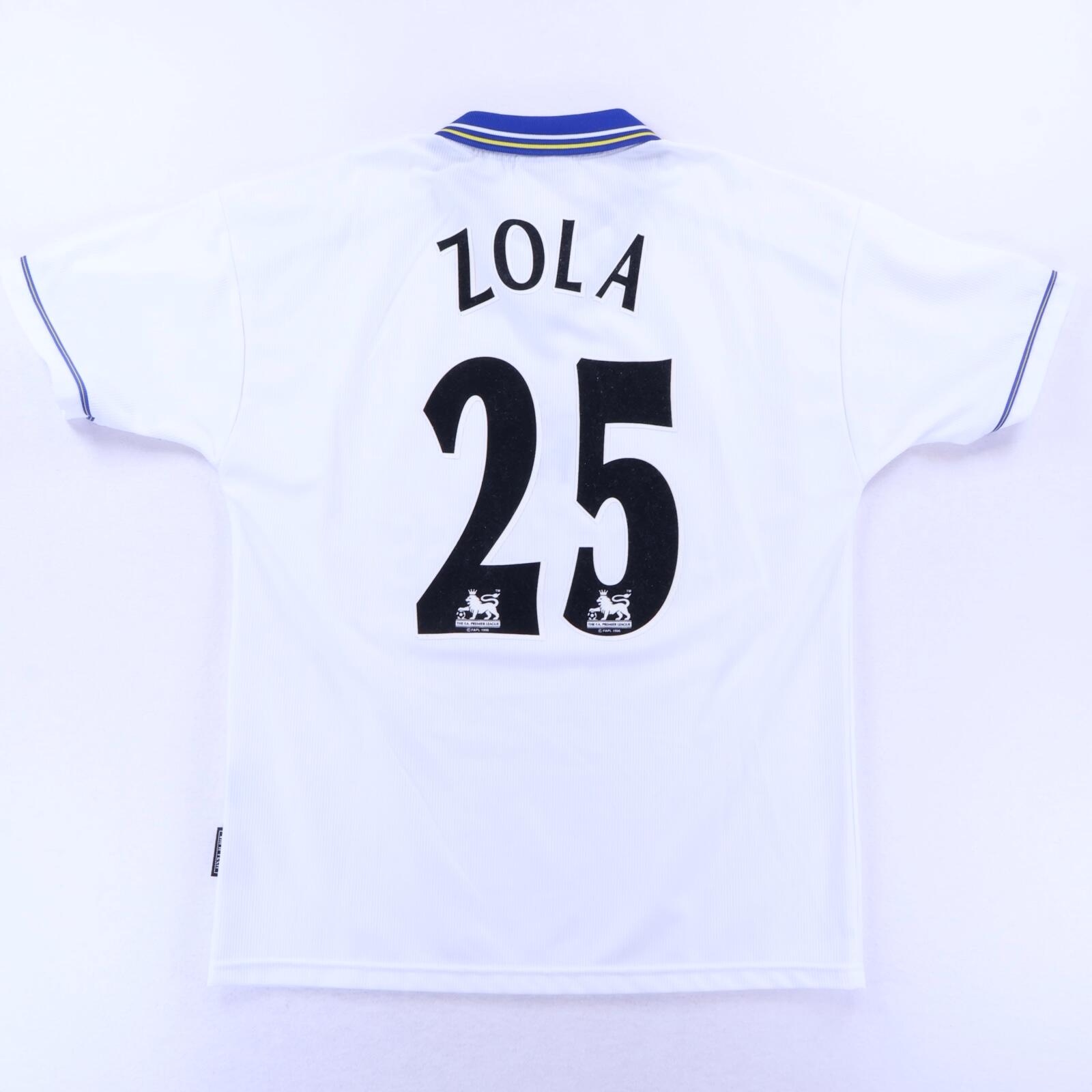 Chelsea Zola #25 1998/00 Away Shirt - M