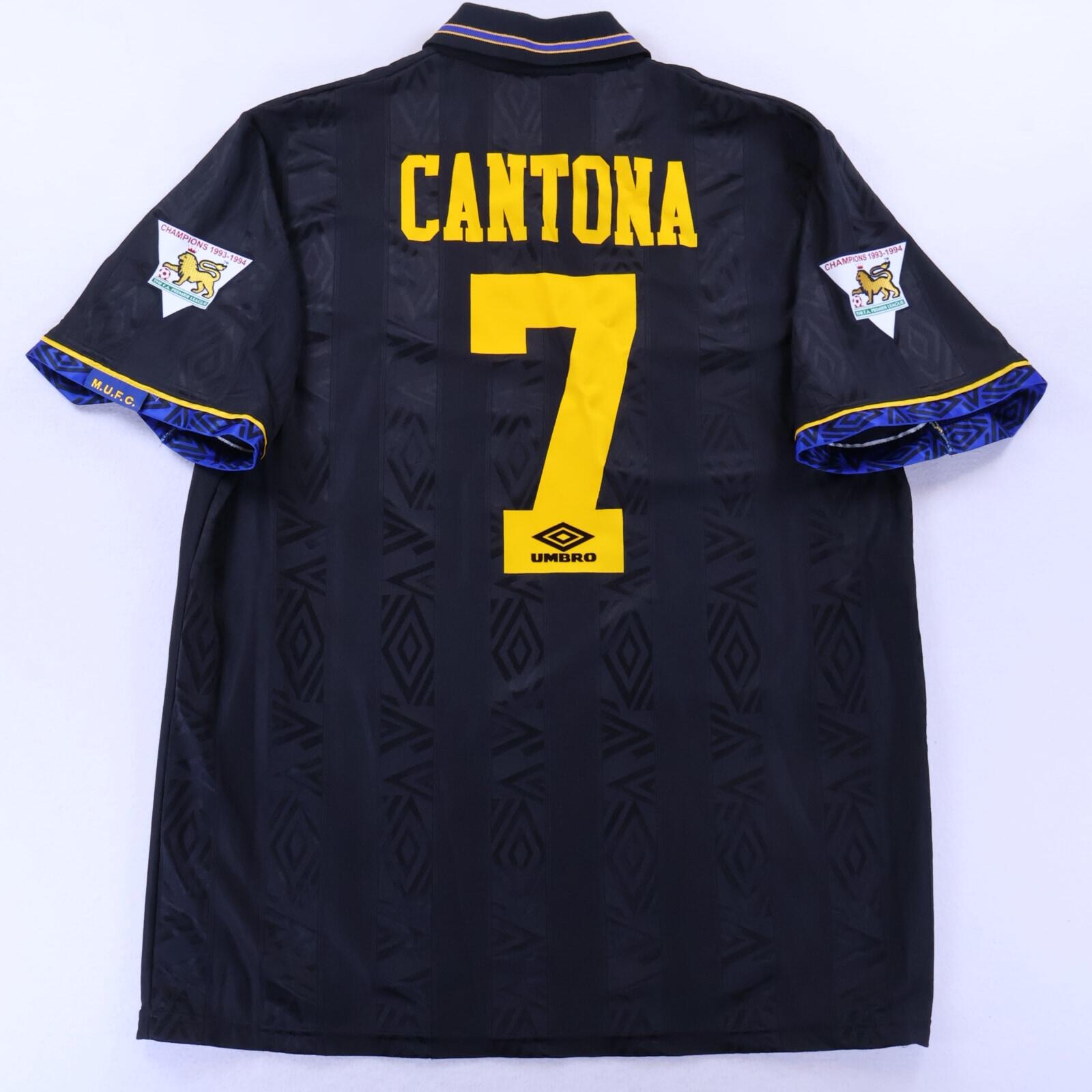 *MINT* Manchester United Cantona #7 1993/95 Away Shirt - XL