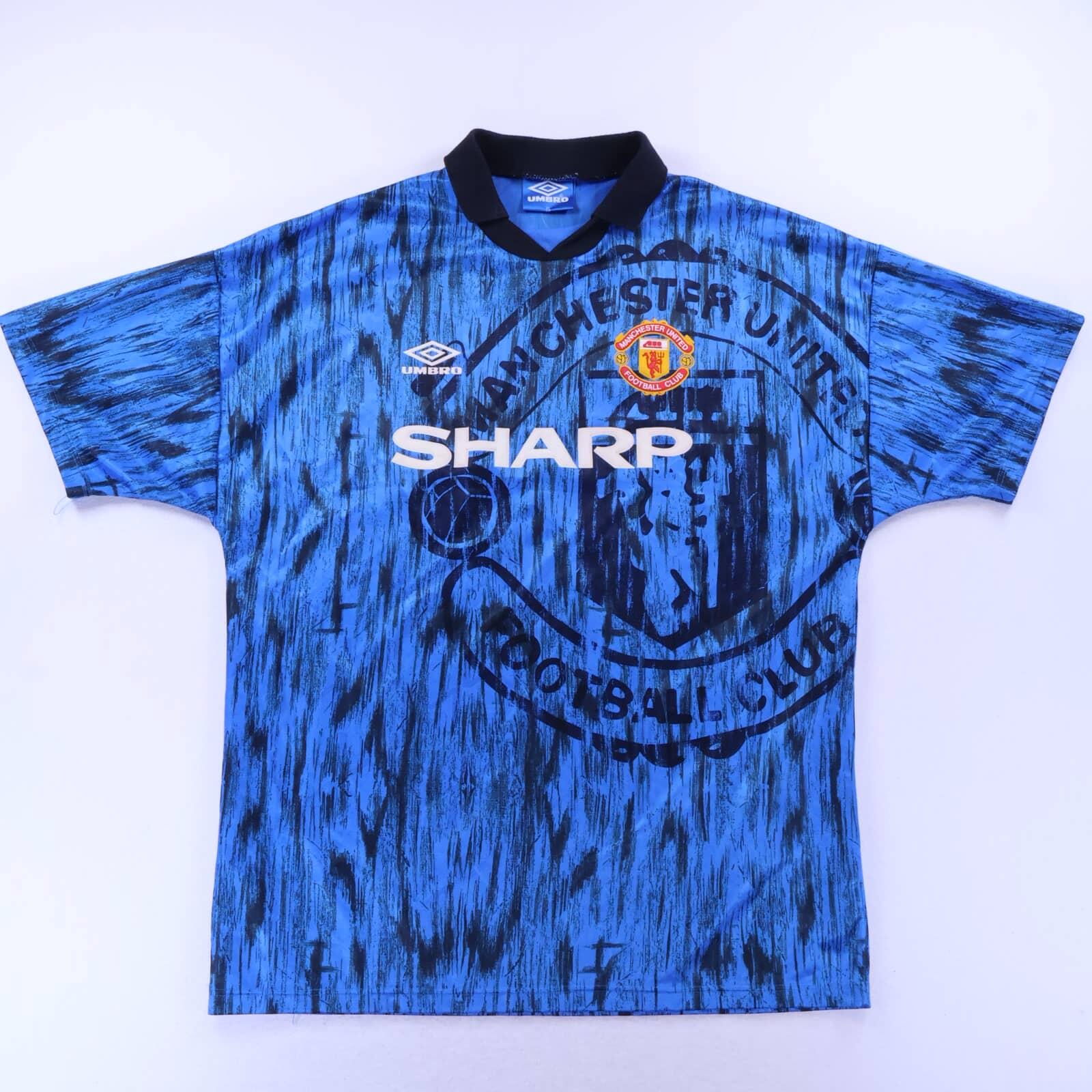 Manchester United Cantona #7 1992/93 Away Shirt - XL
