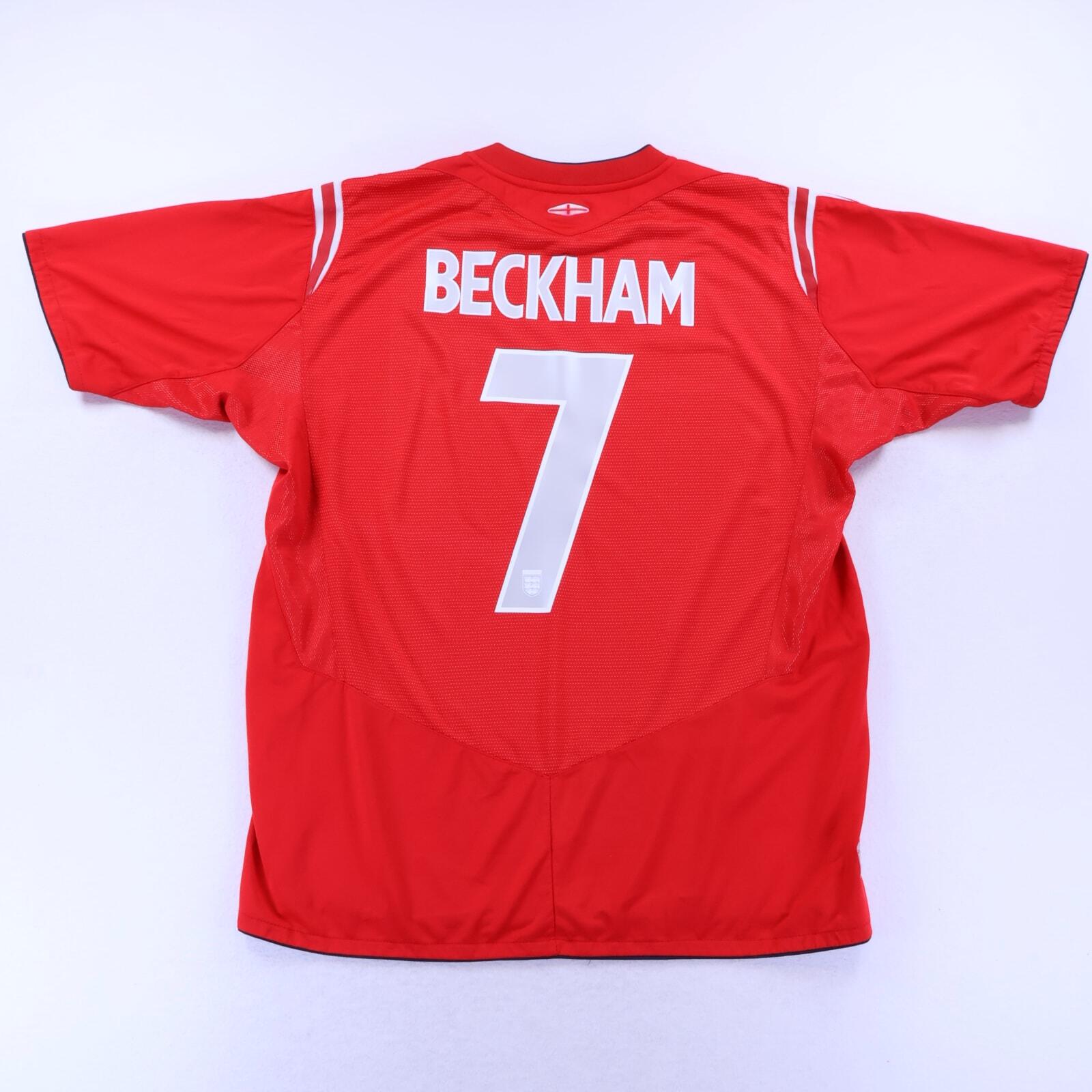 England Beckham #7 2004/06 Away Shirt - XL