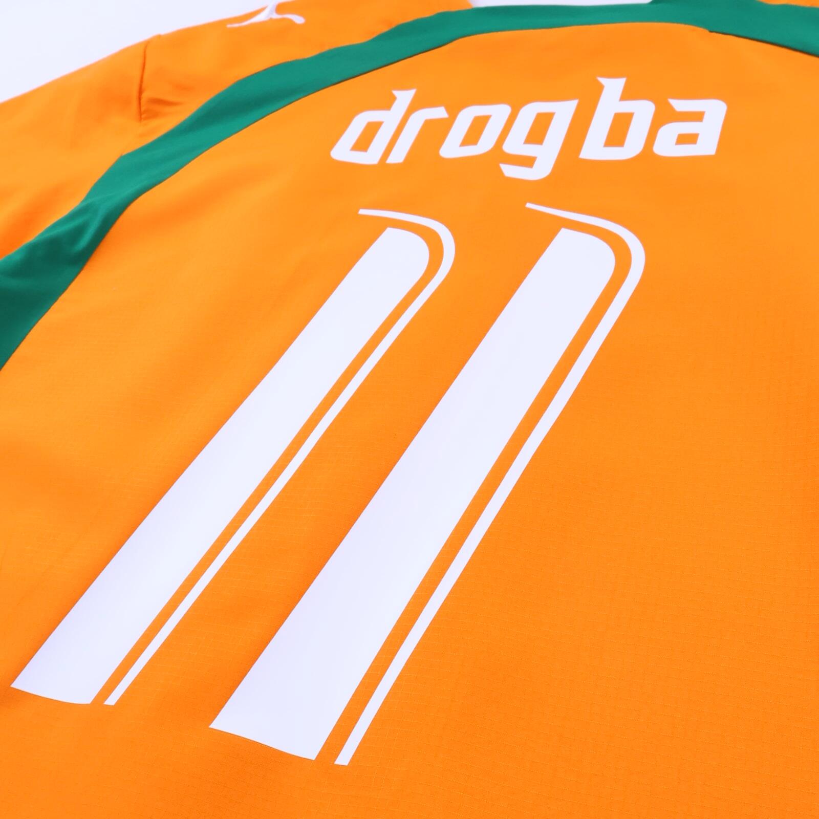 Ivory Coast Drogba #11 2006/07 Home Shirt - L