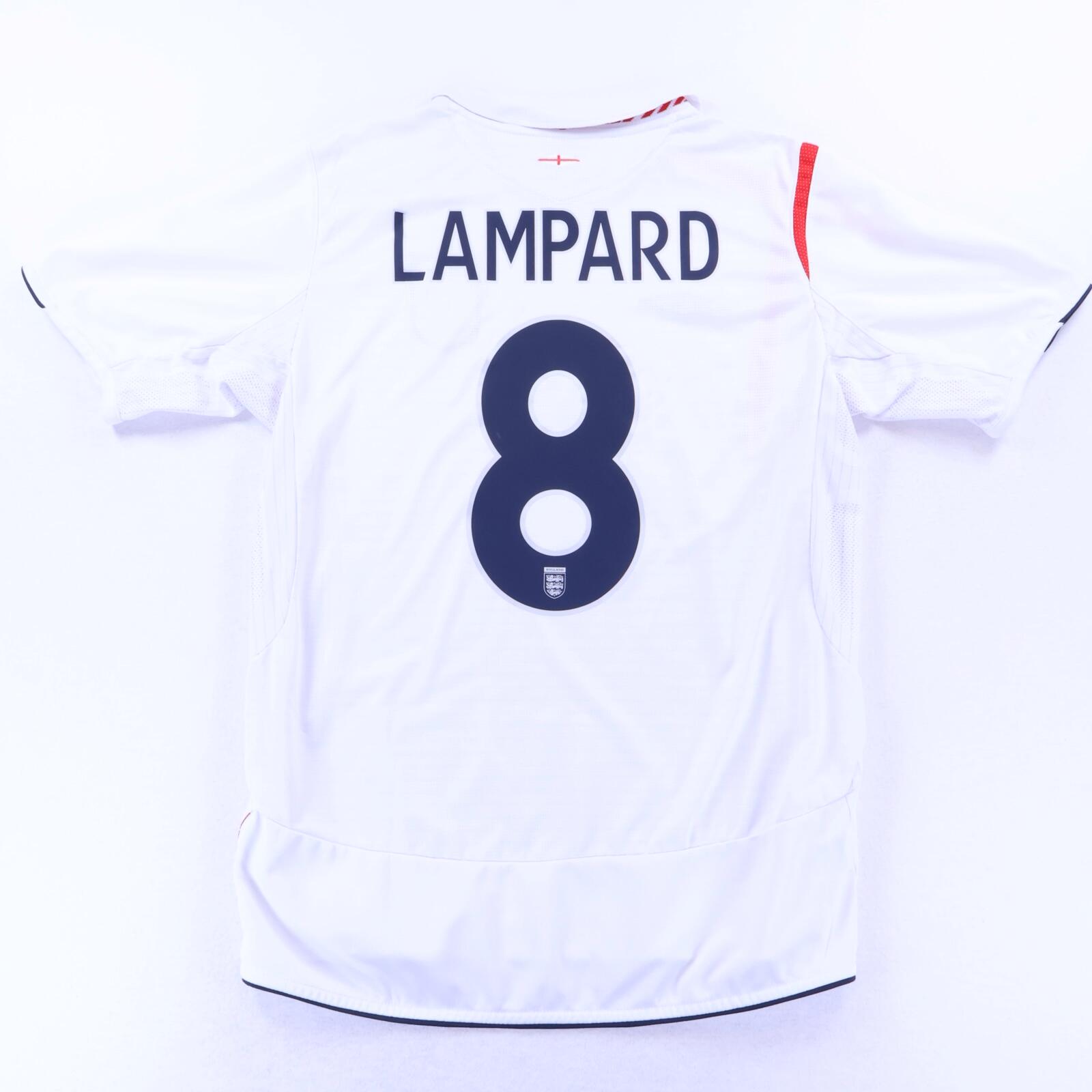 England Lampard #8 2005/07 Home Shirt - M