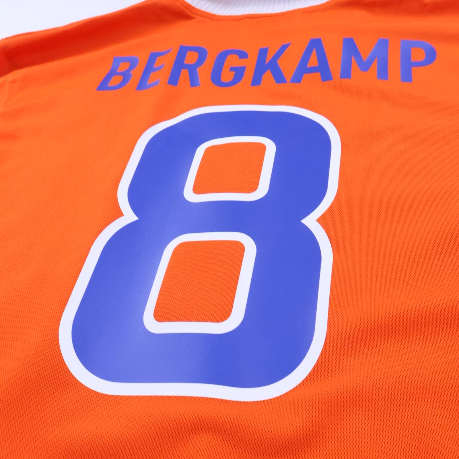 *MINT* Netherlands Bergkamp #8 1997/98 Home Shirt - M