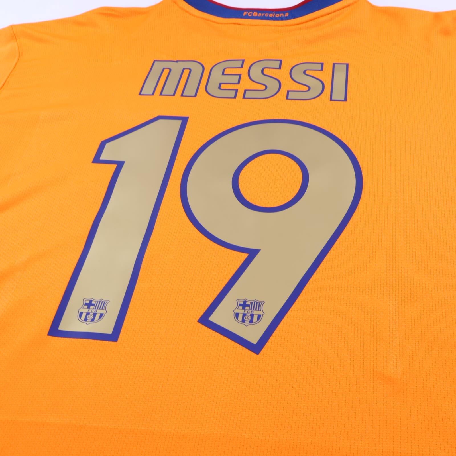 Barcelona Messi #19 2006/08 Away Shirt - Long Sleeve - 2XL