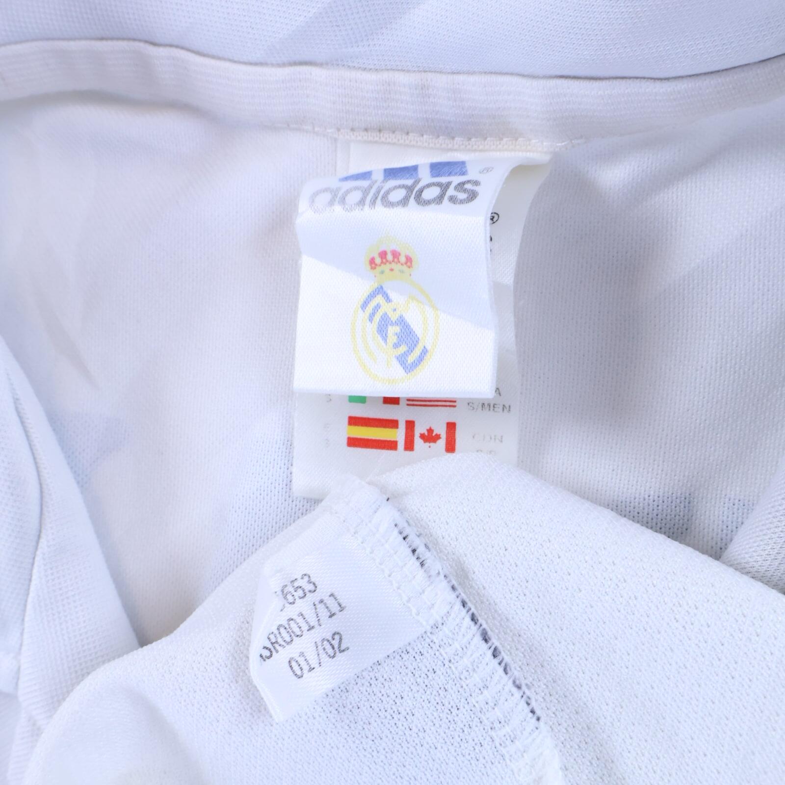 Real Madrid Zidane #5 2001/02 Home Shirt - Centenary - M